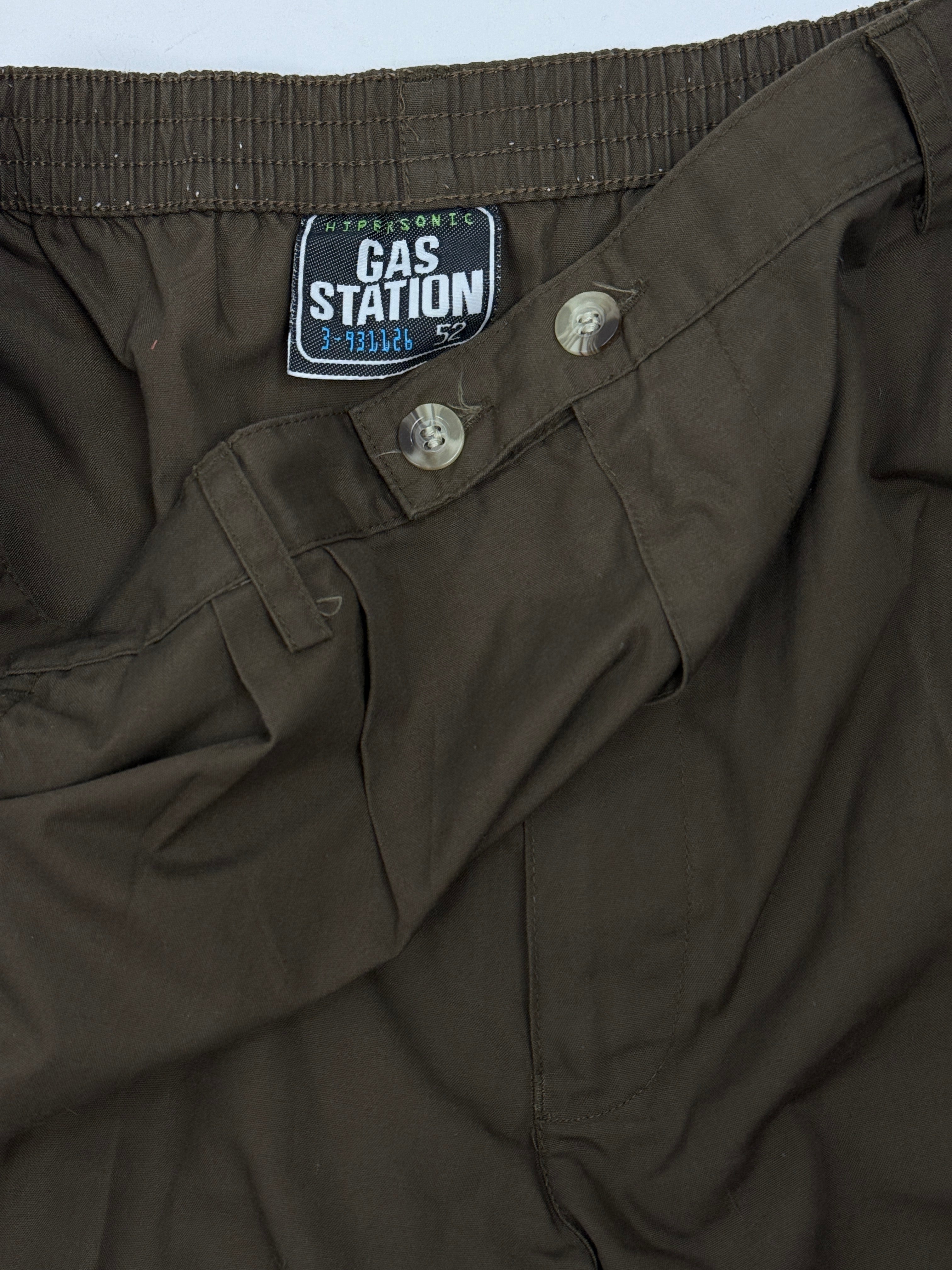 Bermuda marroni Vintage Gas Station Hypersonic - Taglia 50/L