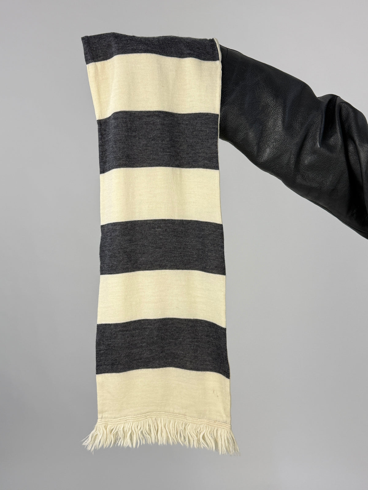 Sciarpa Vintage Valentino Pura Lana a Righe