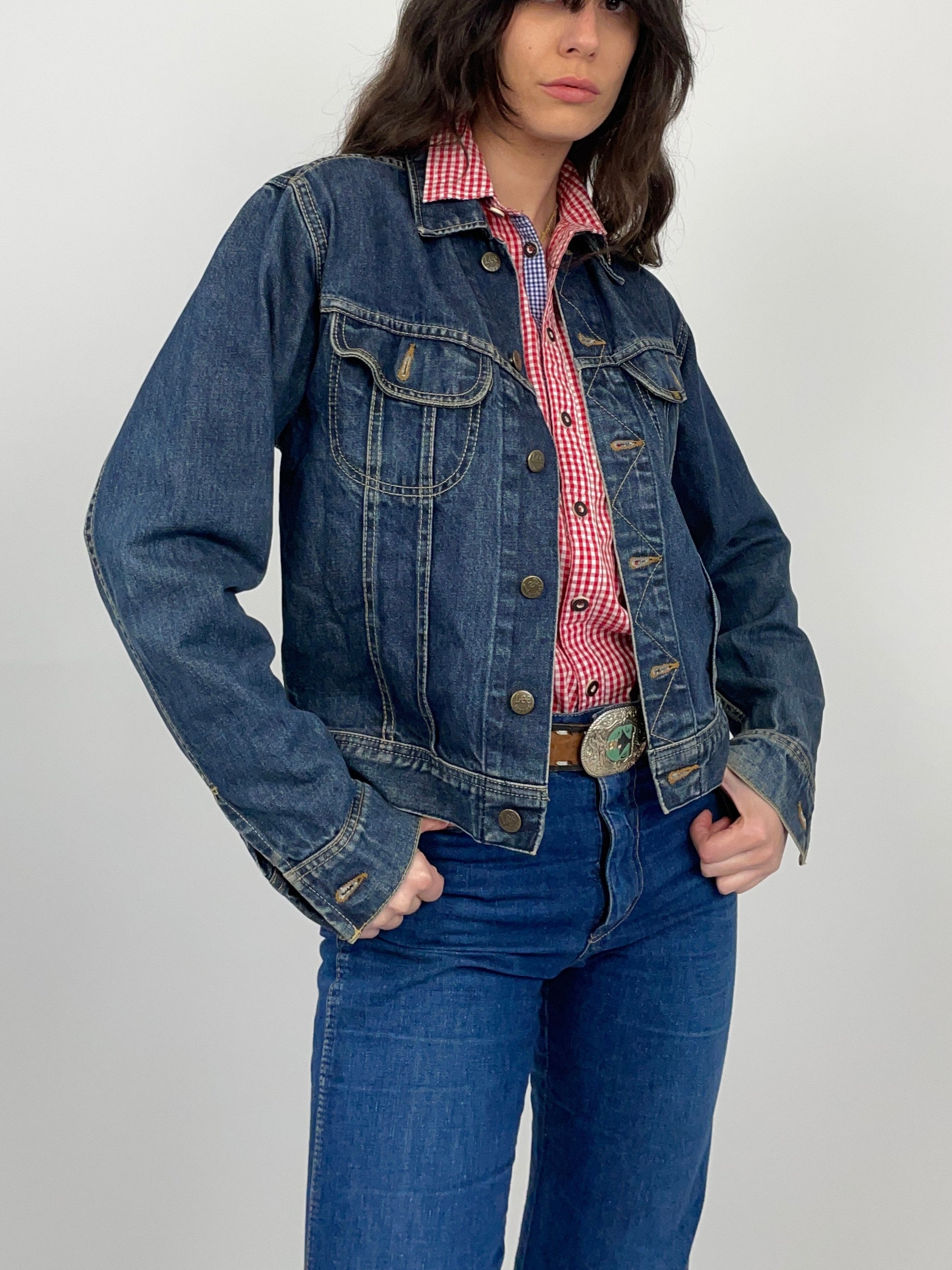 Giacca in jeans vintage Lee 101-J – Sanforized, USA Union Made