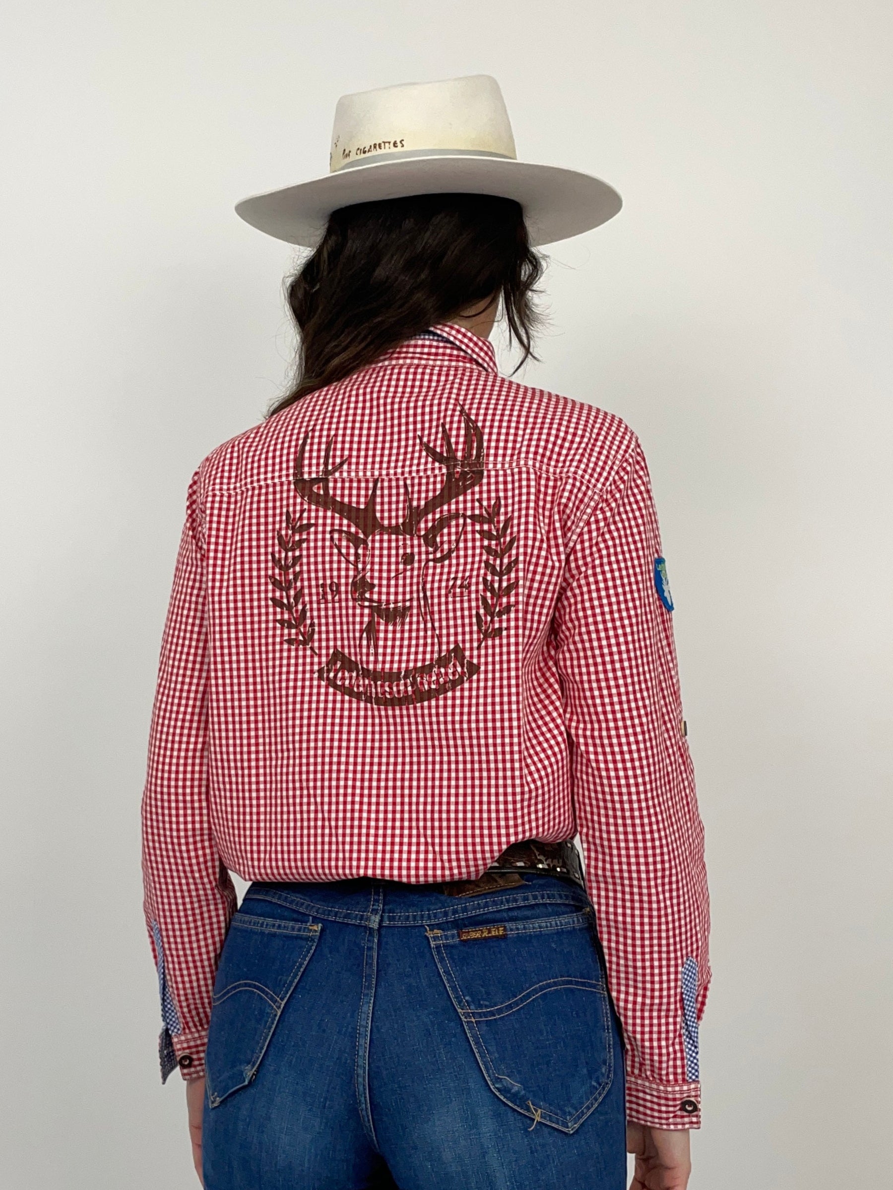 Camicia trachten a quadretti