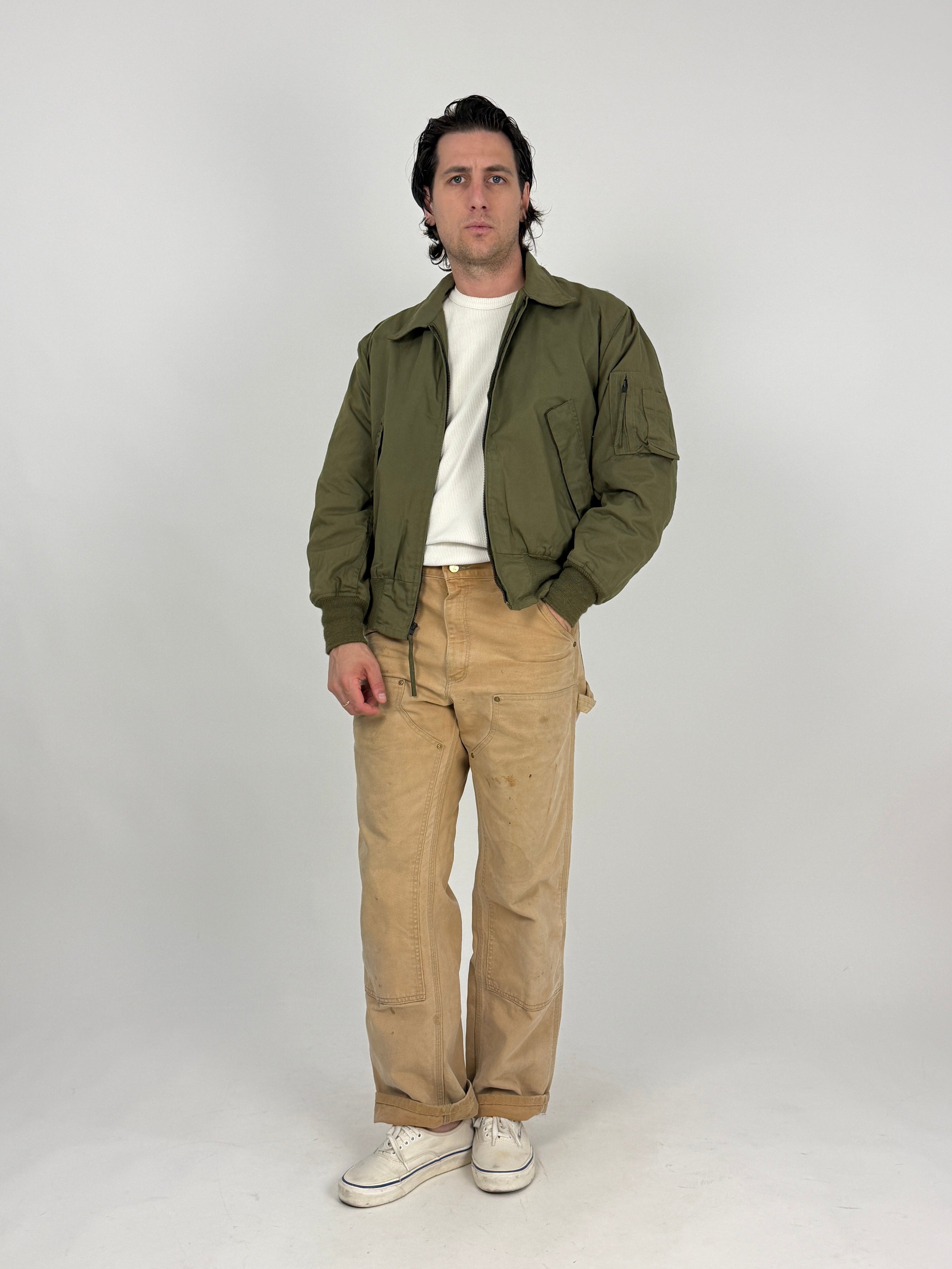 Giacca da Volo Militare US Army CWU-36/P Nylon Verde Oliva - Taglia M