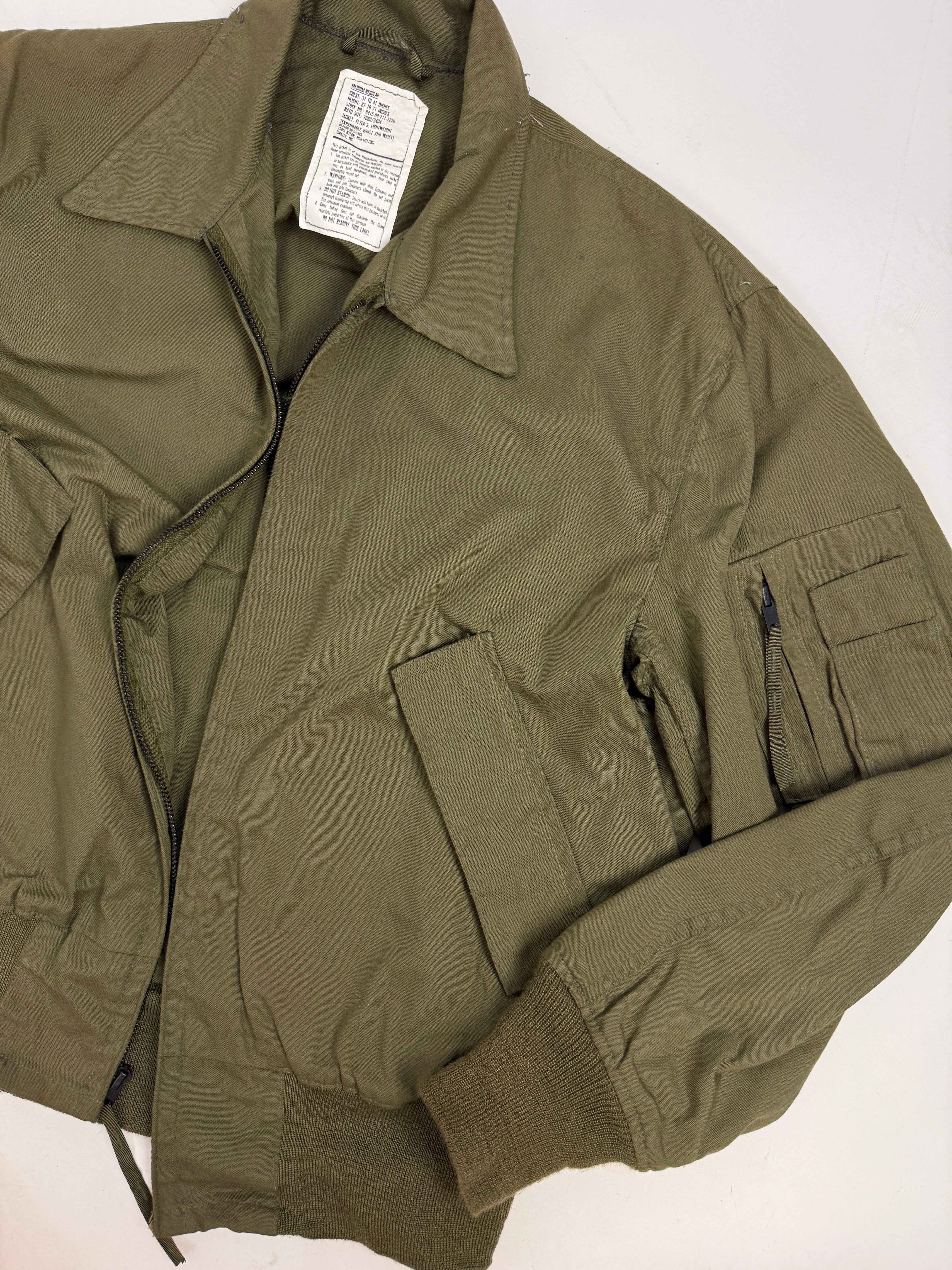 Giacca da Volo Militare US Army CWU-36/P Nylon Verde Oliva - Taglia M