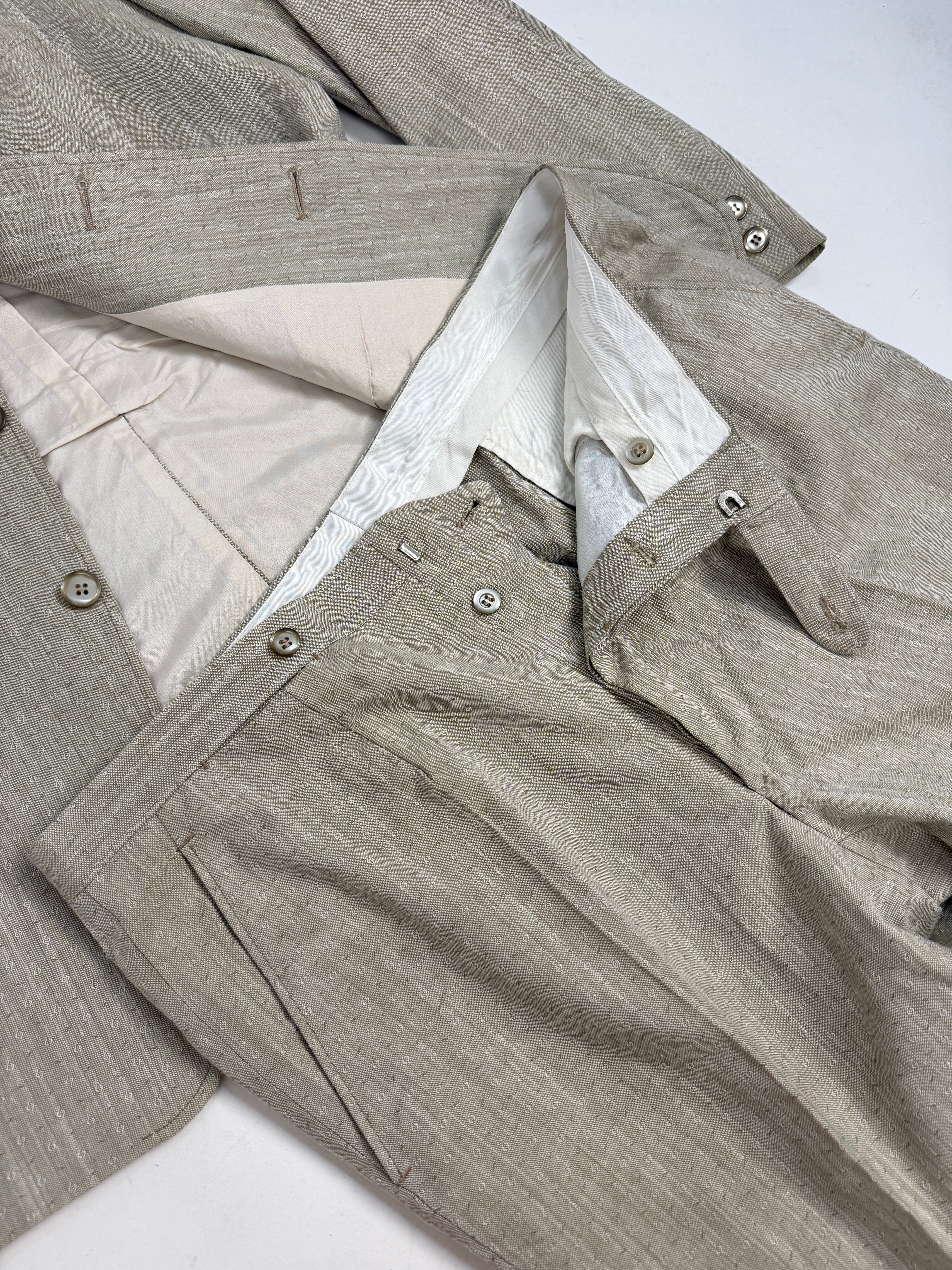 Completo Lubiam Anni '70 Beige - Taglia 48/50