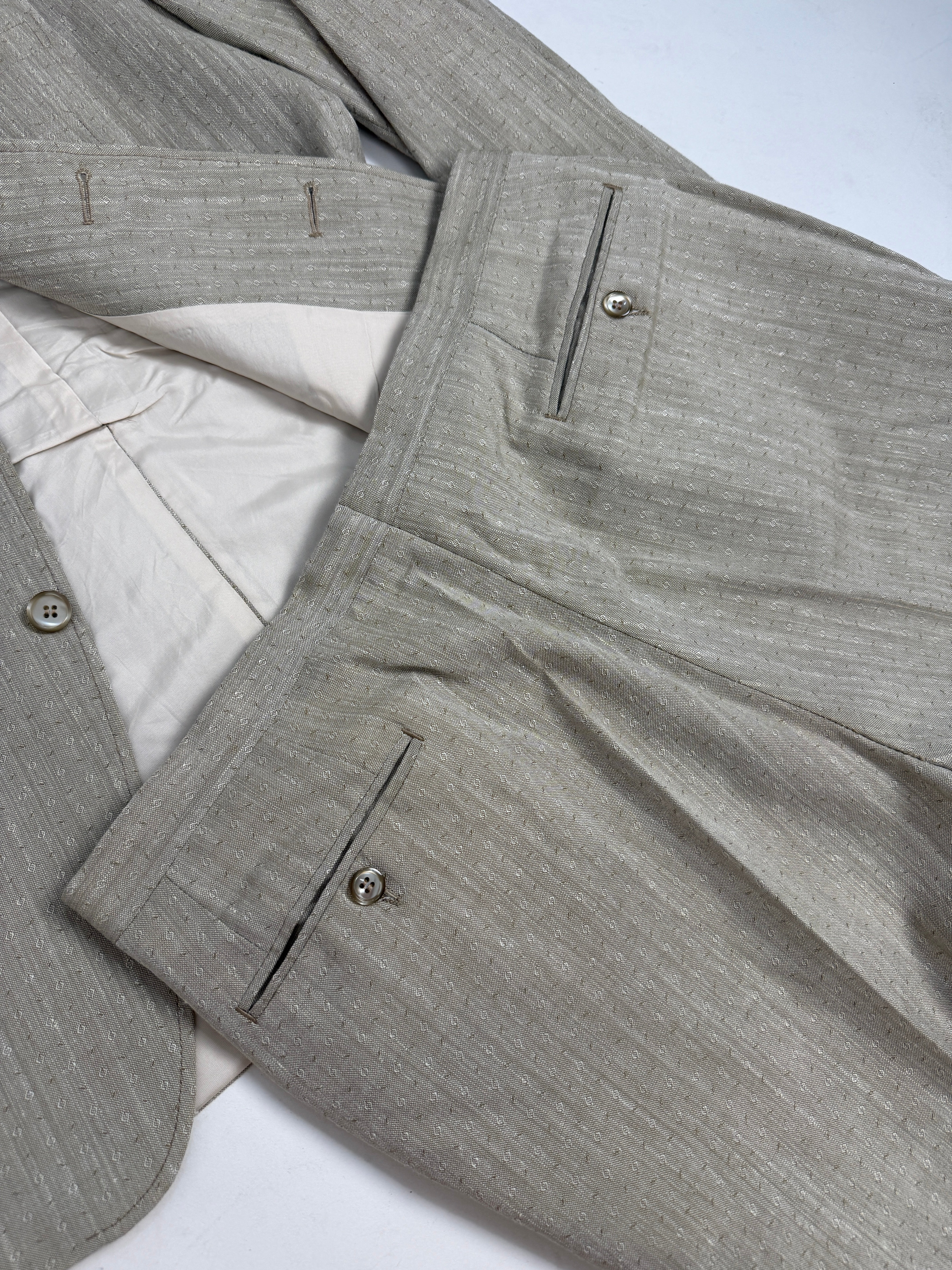 Completo Lubiam Anni '70 Beige - Taglia 48/50
