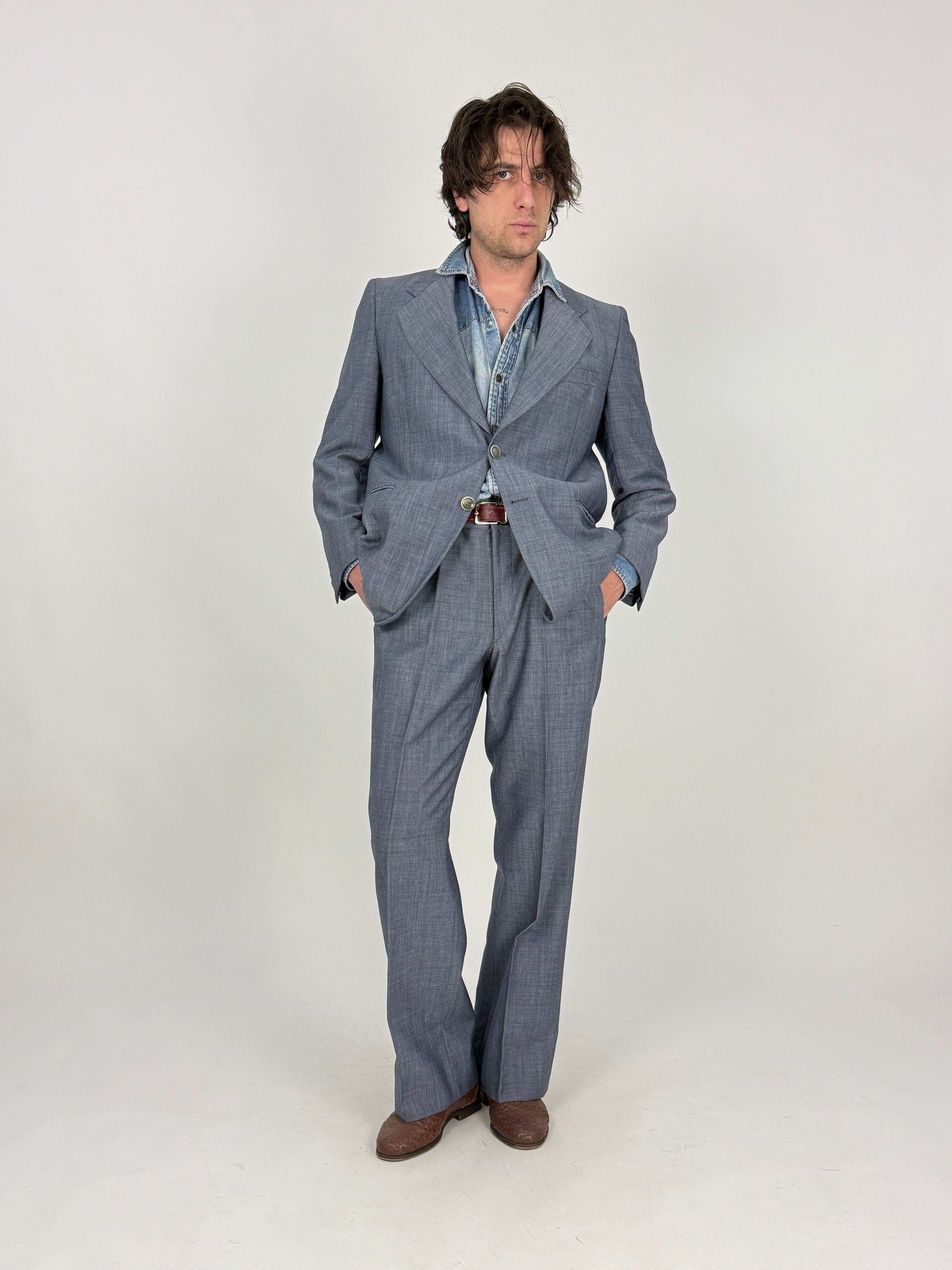 Completo Vintage Lana Kid Mohair Anni '70