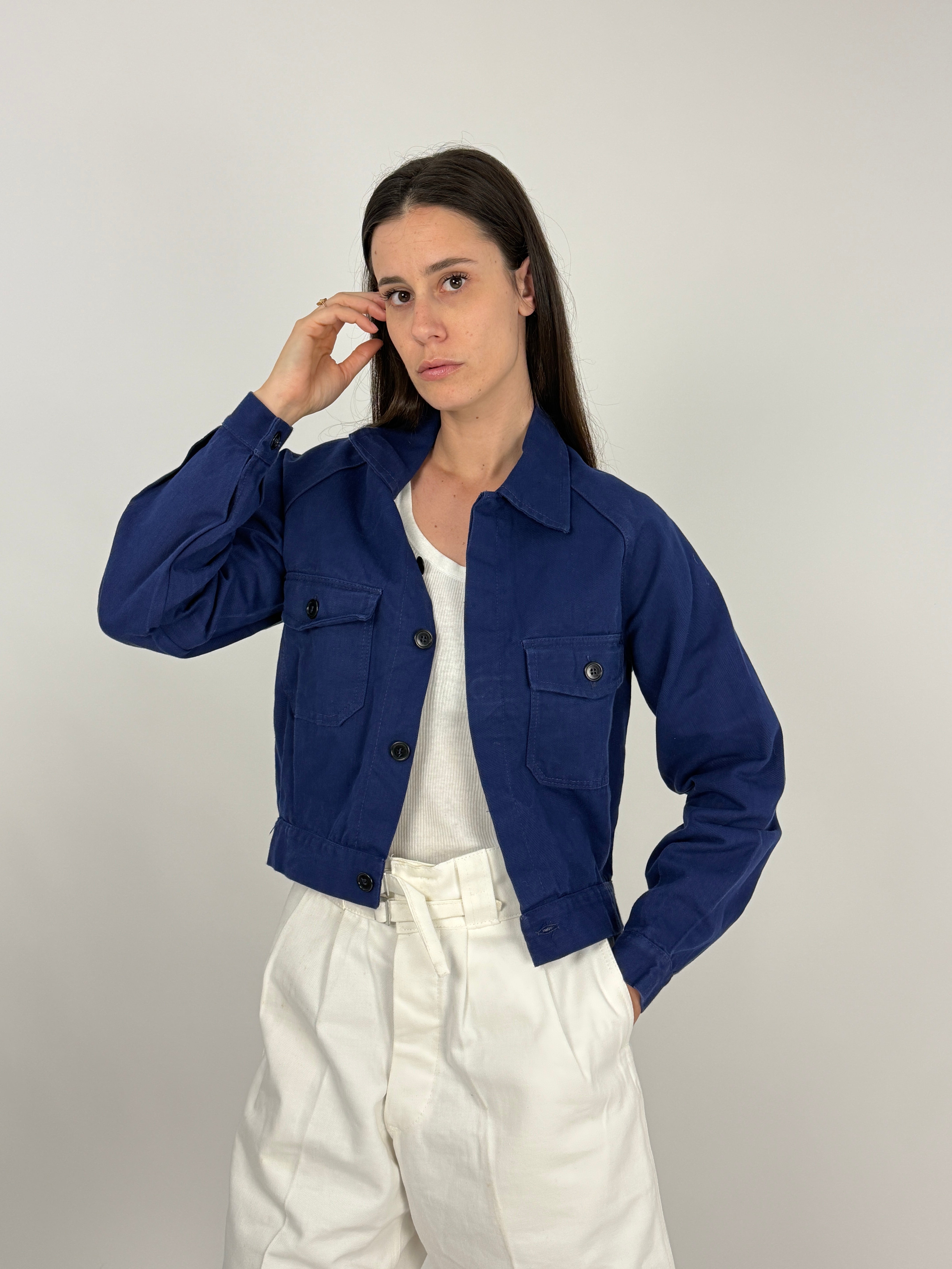 Work Jacket con Cimosa Anni '70 - Taglia M