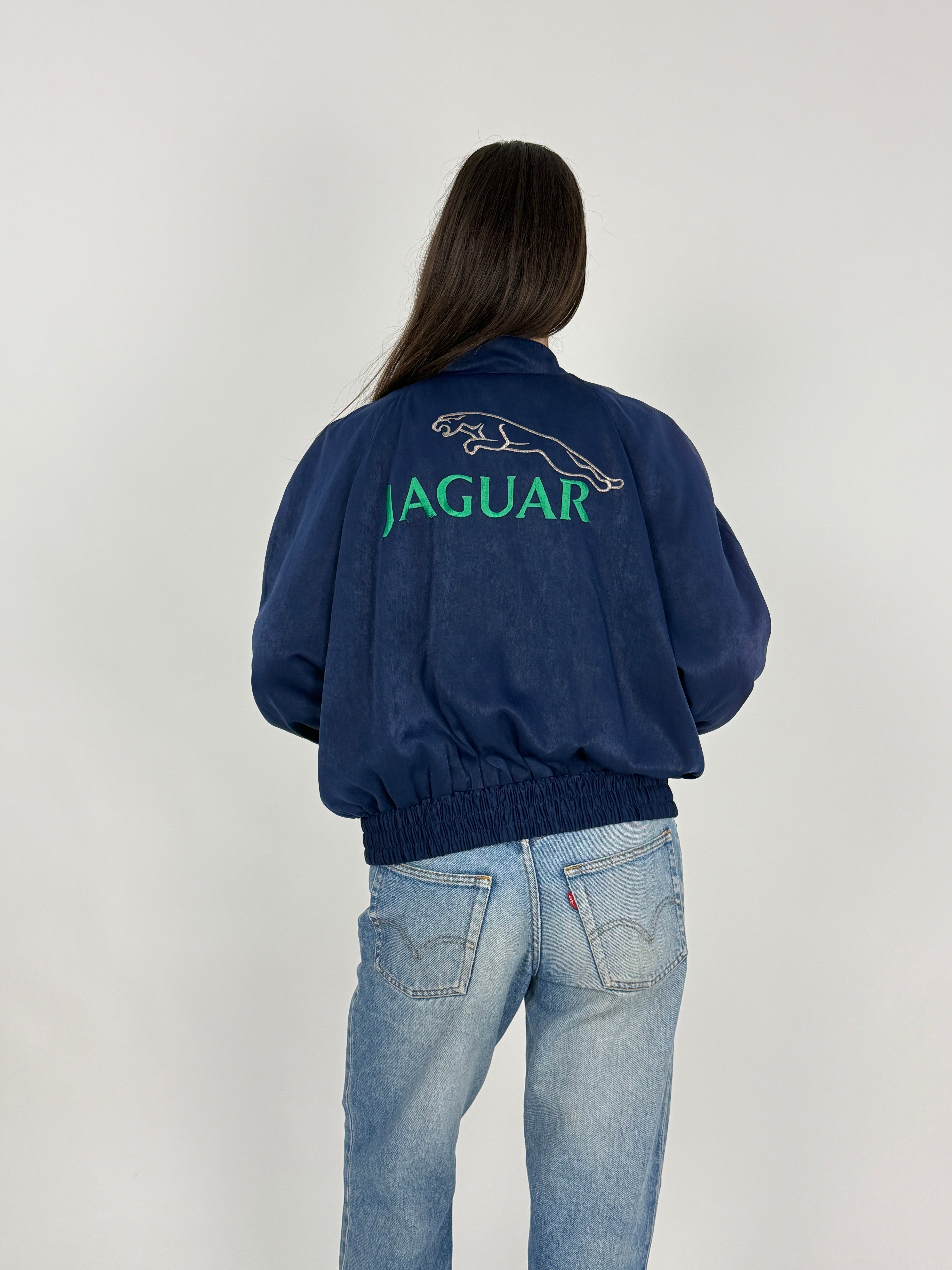 Bomber Vintage Jaguar x Jean Paul “Living in a City” Anni '80/'90 - Taglia L