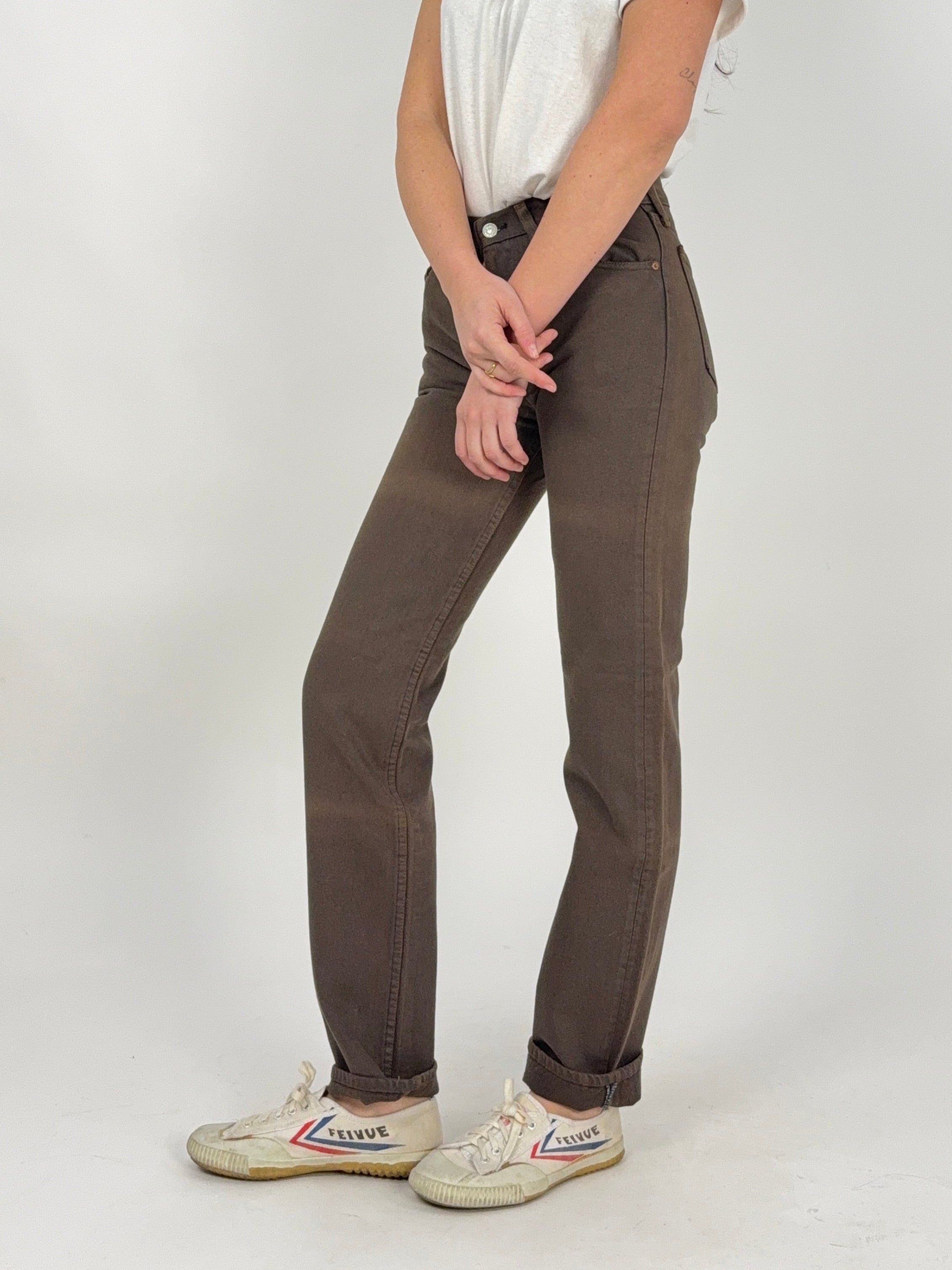 Levi's jeans 501 vintage donna - Deadstock denim marrone