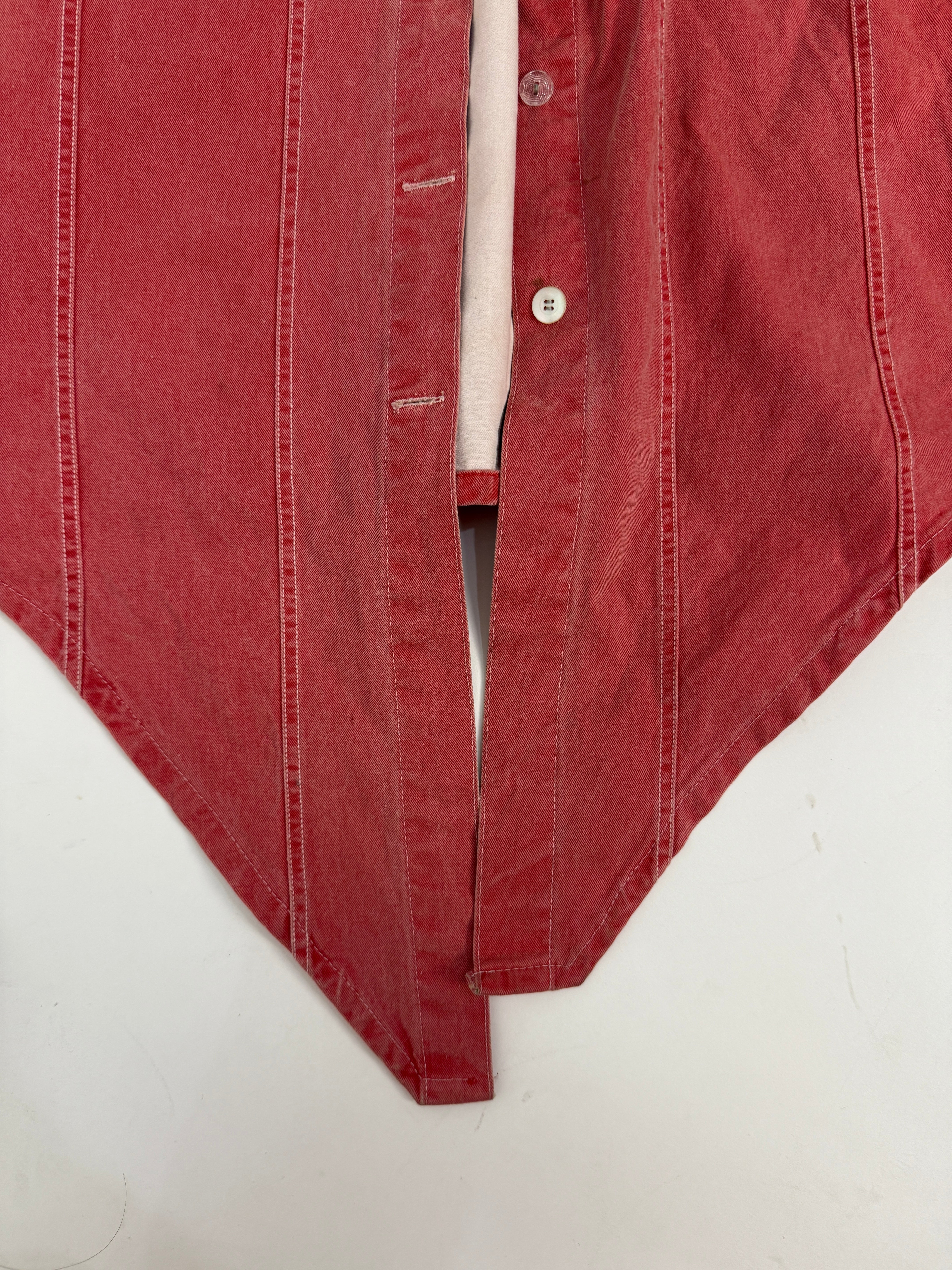 Gilet in denim di cotone