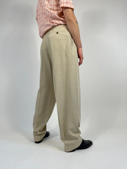 Pantalone anni '80 in misto viscosa