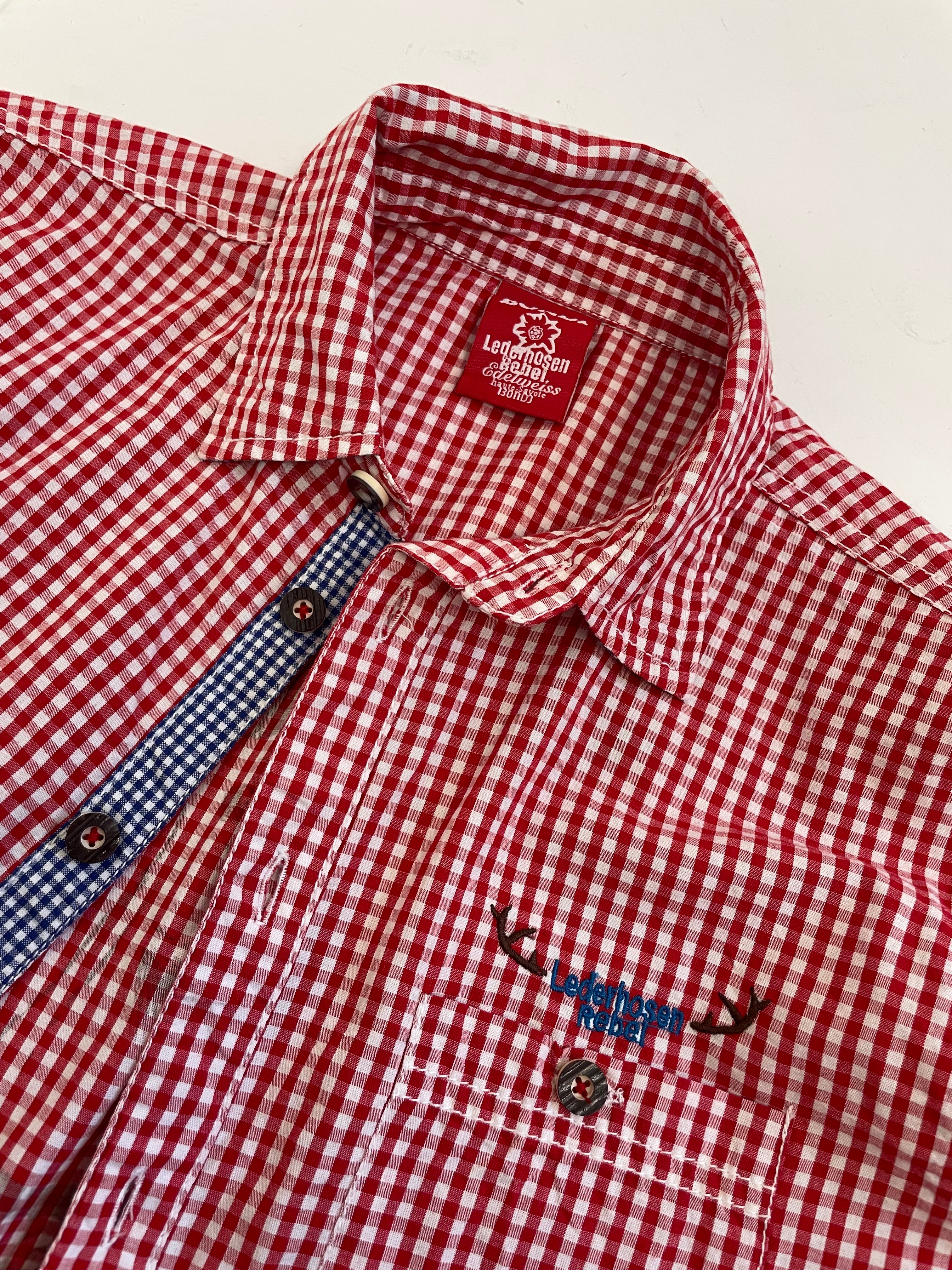 Camicia trachten a quadretti