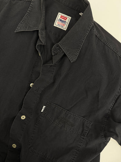 camicia-levis-da-uomo-vintage-in-cotone-nero