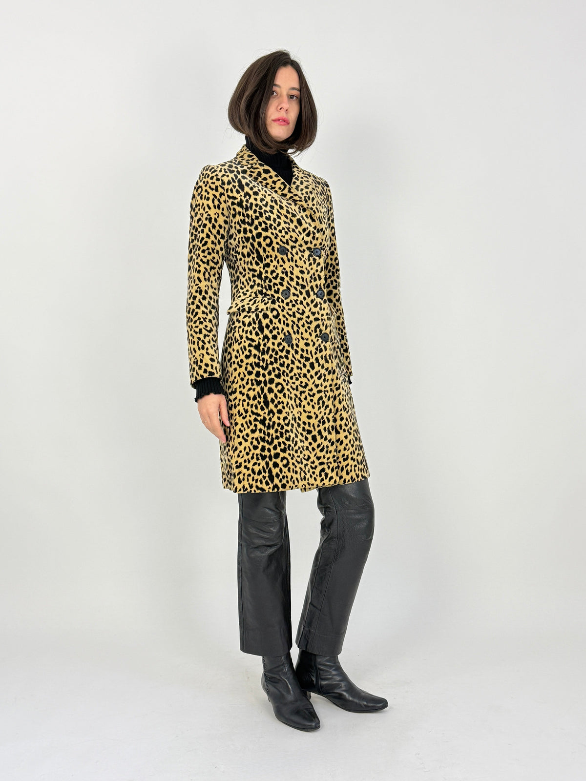 Cappotto Aspesi maculato anni '90 - Taglia S/M