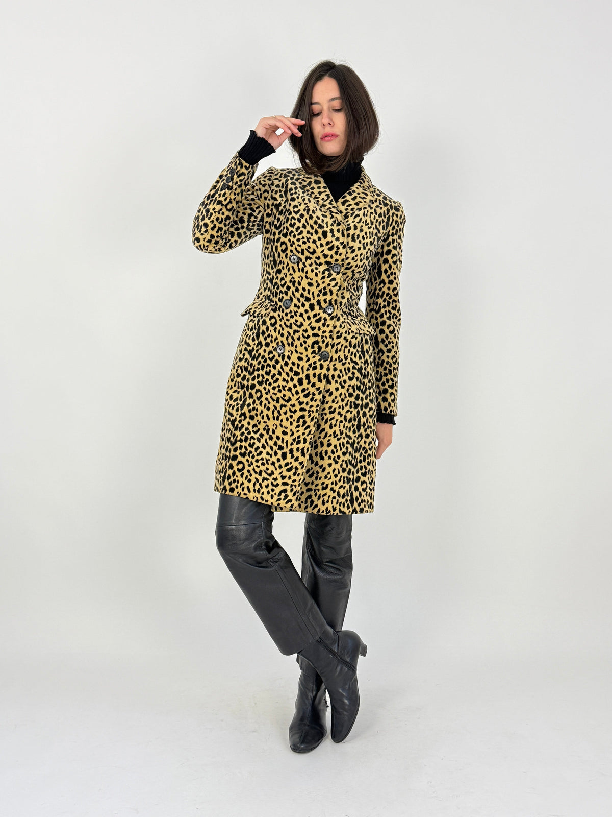 Cappotto Aspesi maculato anni '90 - Taglia S/M