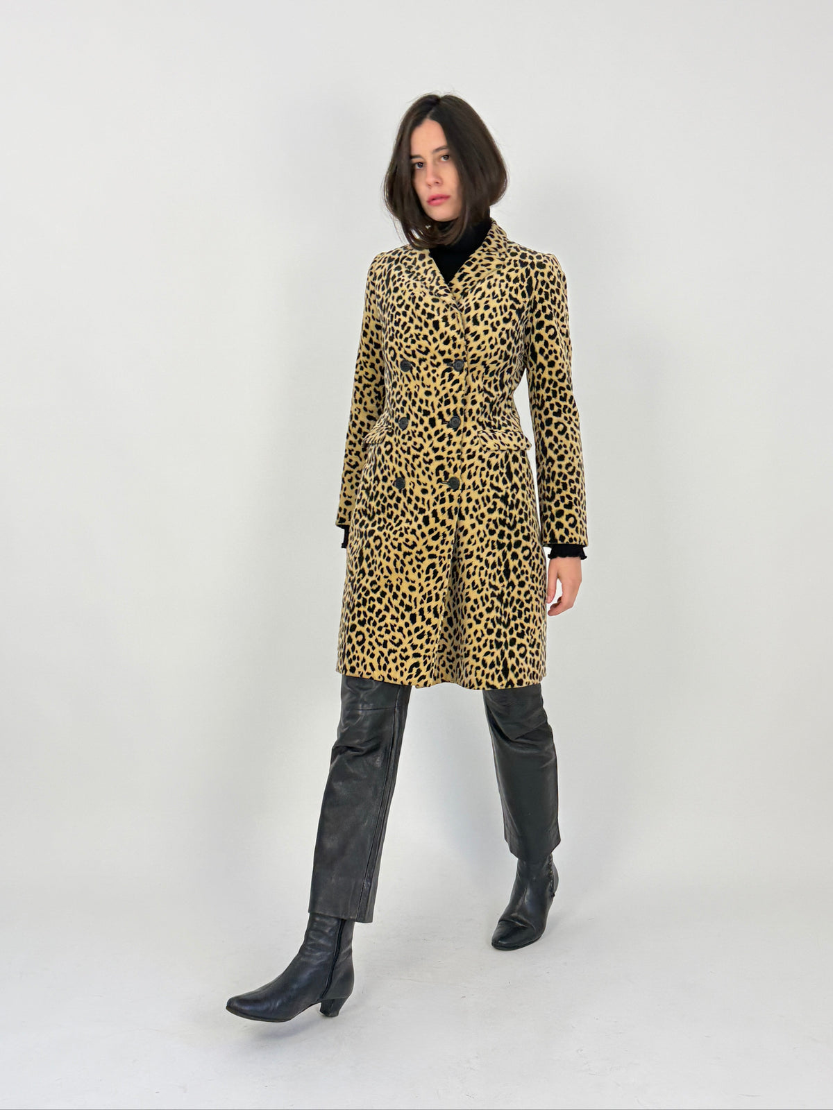 Cappotto Aspesi maculato anni '90 - Taglia S/M