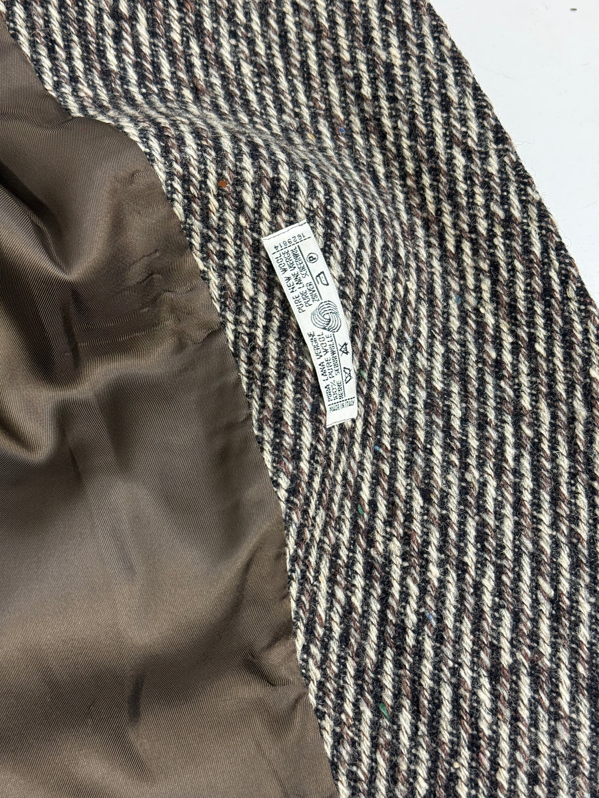 Cappotto lungo doppiopetto vintage con cintura - Taglia L