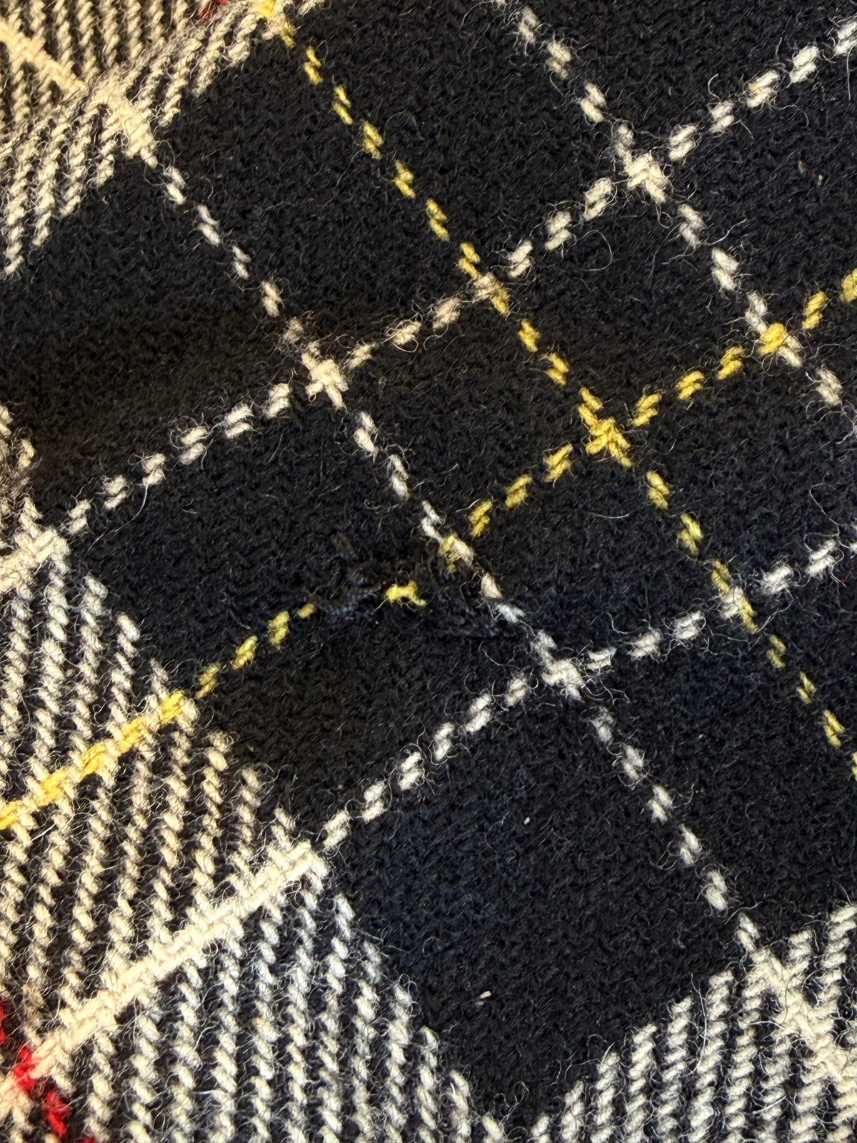 Kilt anni '70 in lana a quadri - Taglia 42/M