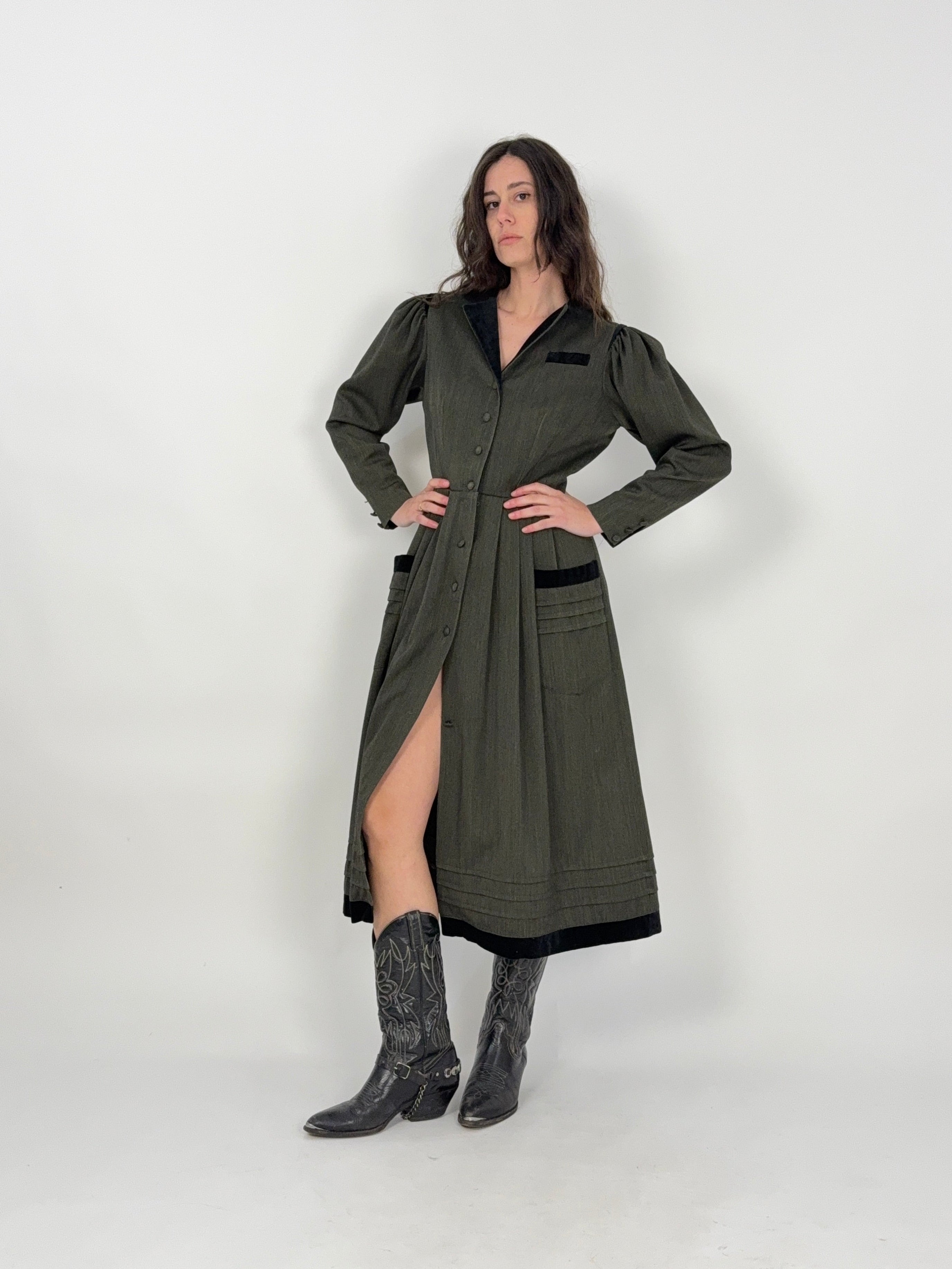 Abito chemisier Austriaco anni '70