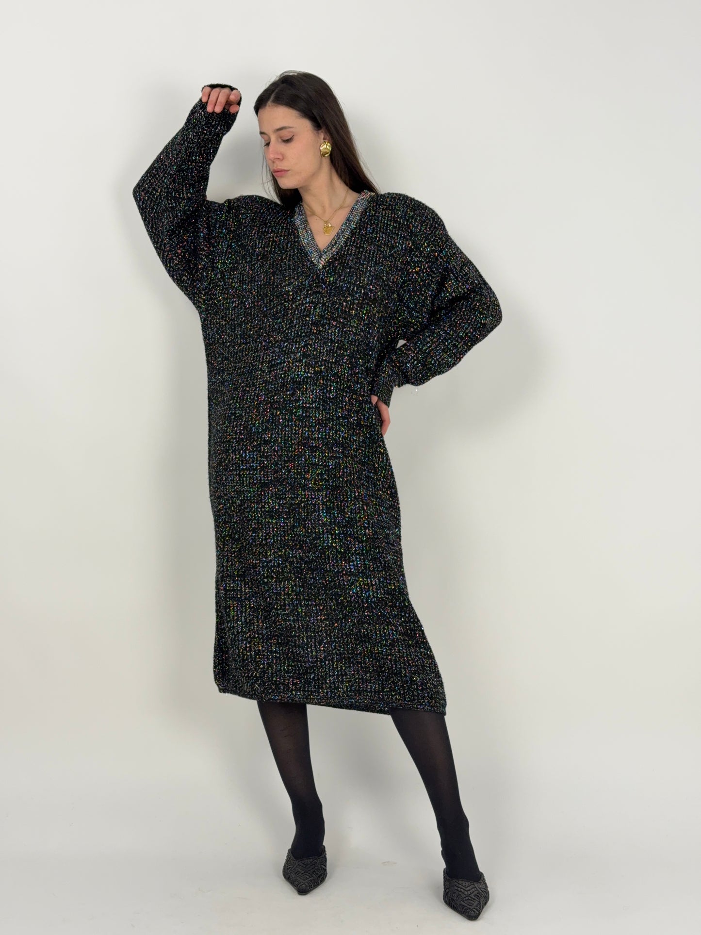 Abito in maglia lurex anni ’80