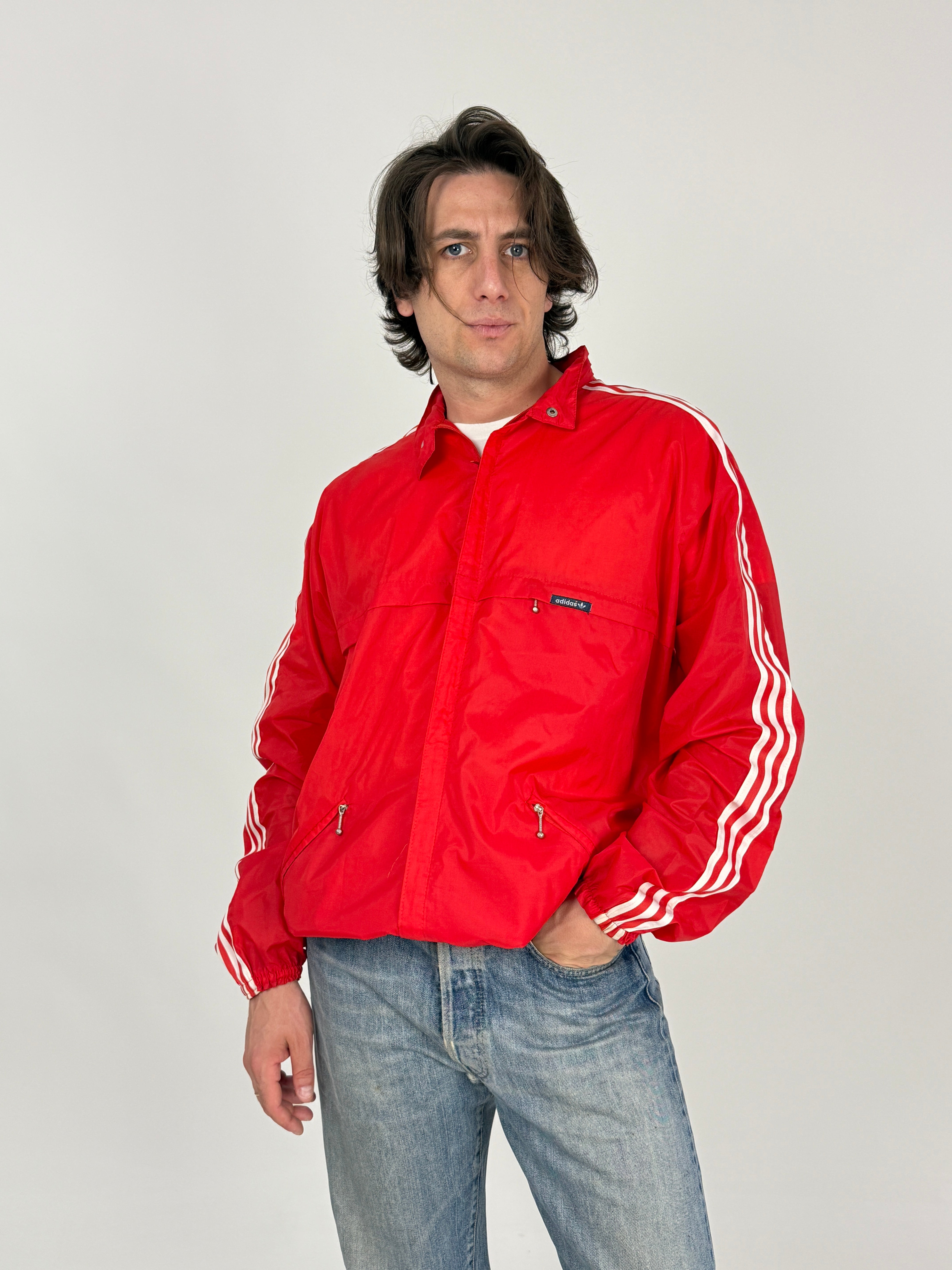 Giacca Vintage Adidas Originals Ventex Anni '70 - Taglia L