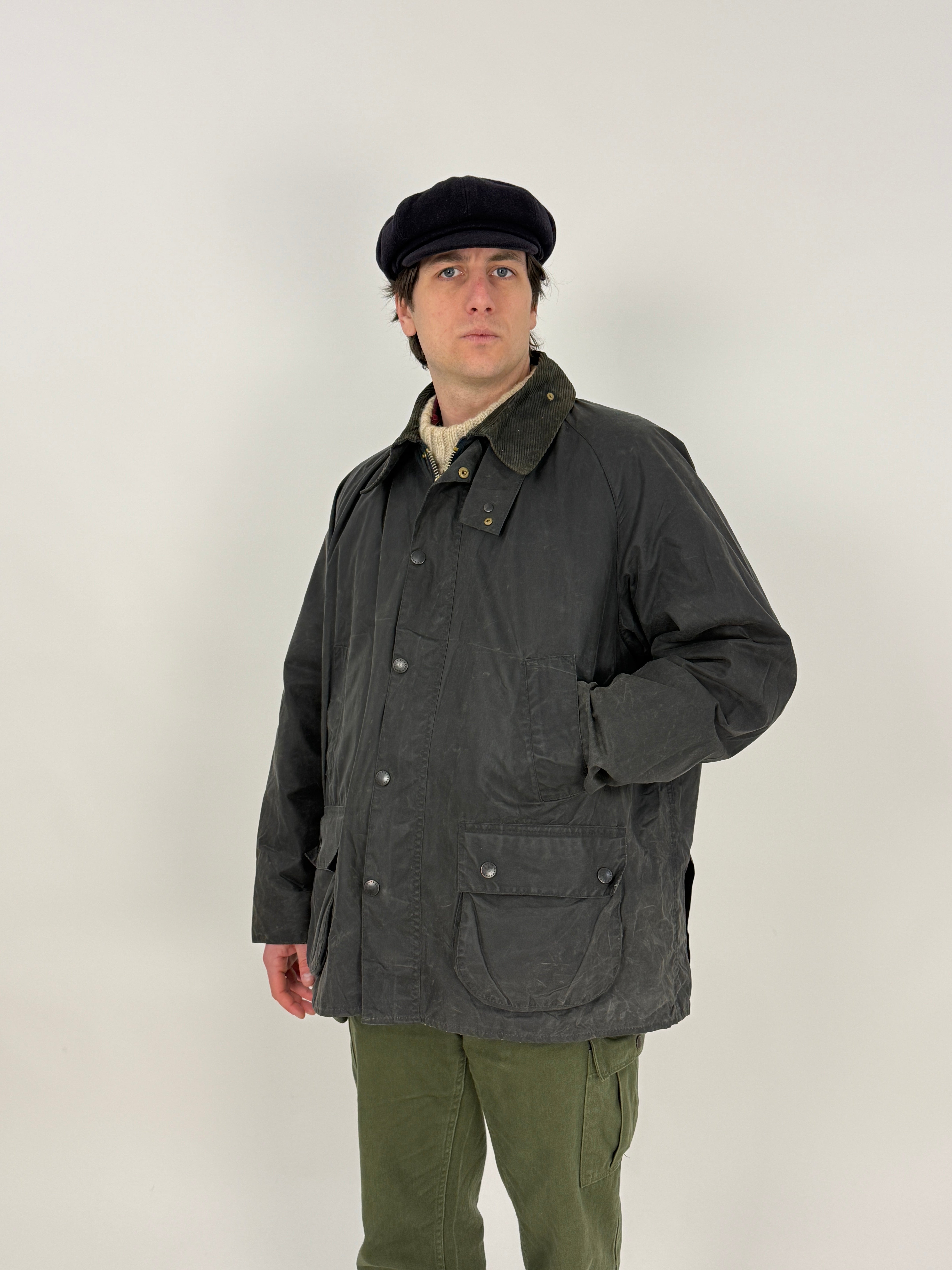 Giacca Barbour Bedale anni '90 – Waxed Jacket Blu, Made in England