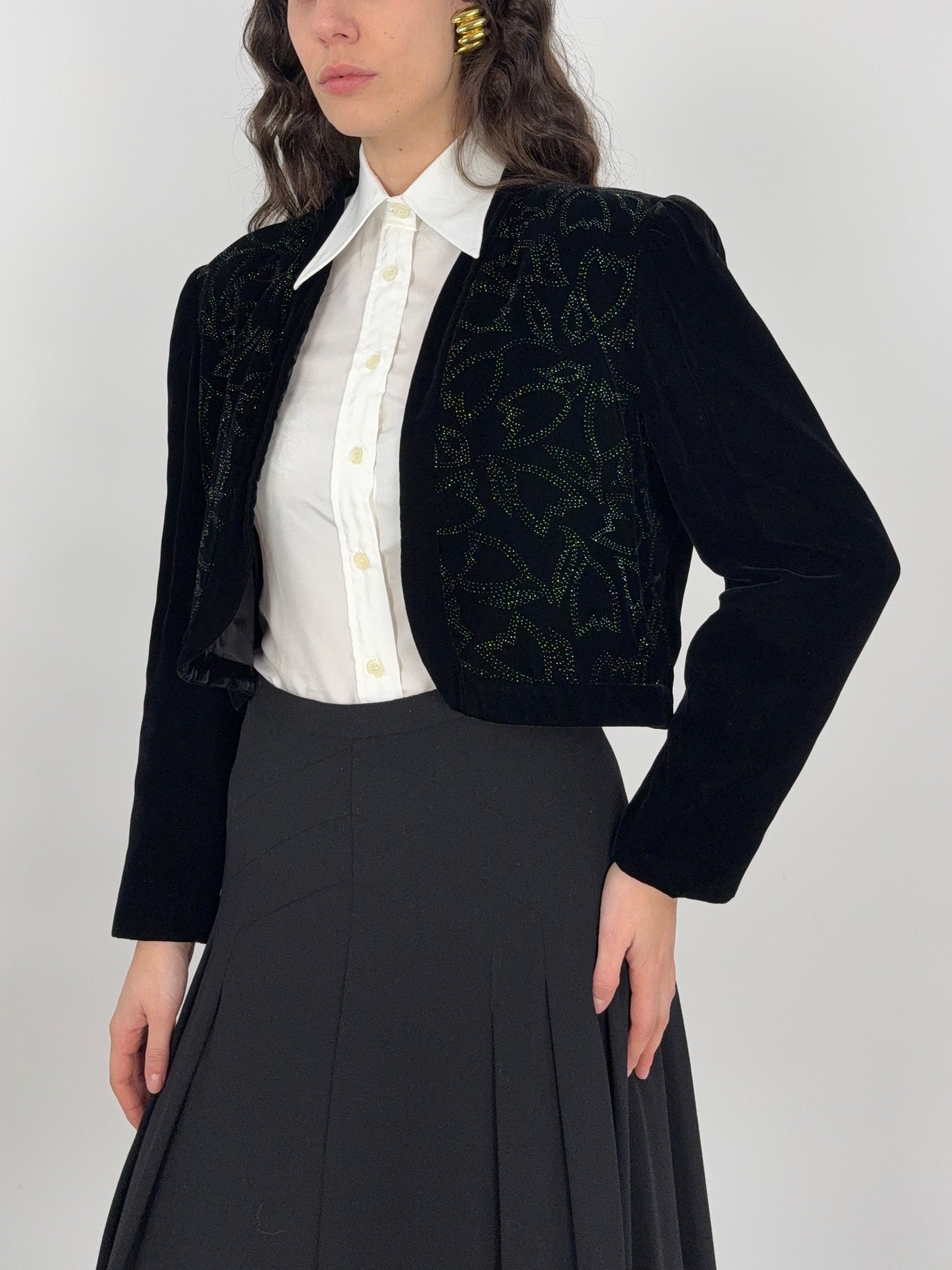 Giacca Bolero in velluto