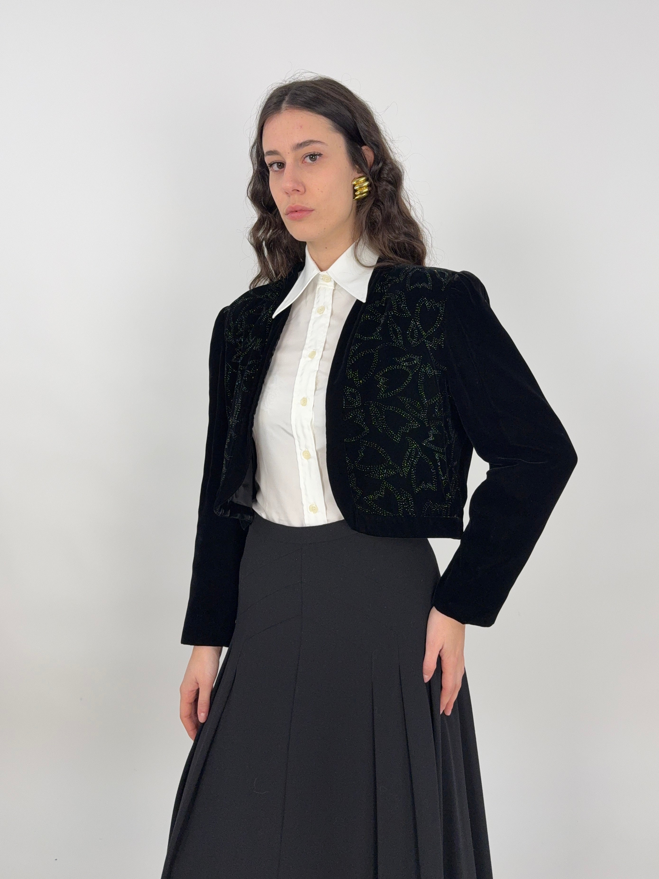 Giacca Bolero in velluto