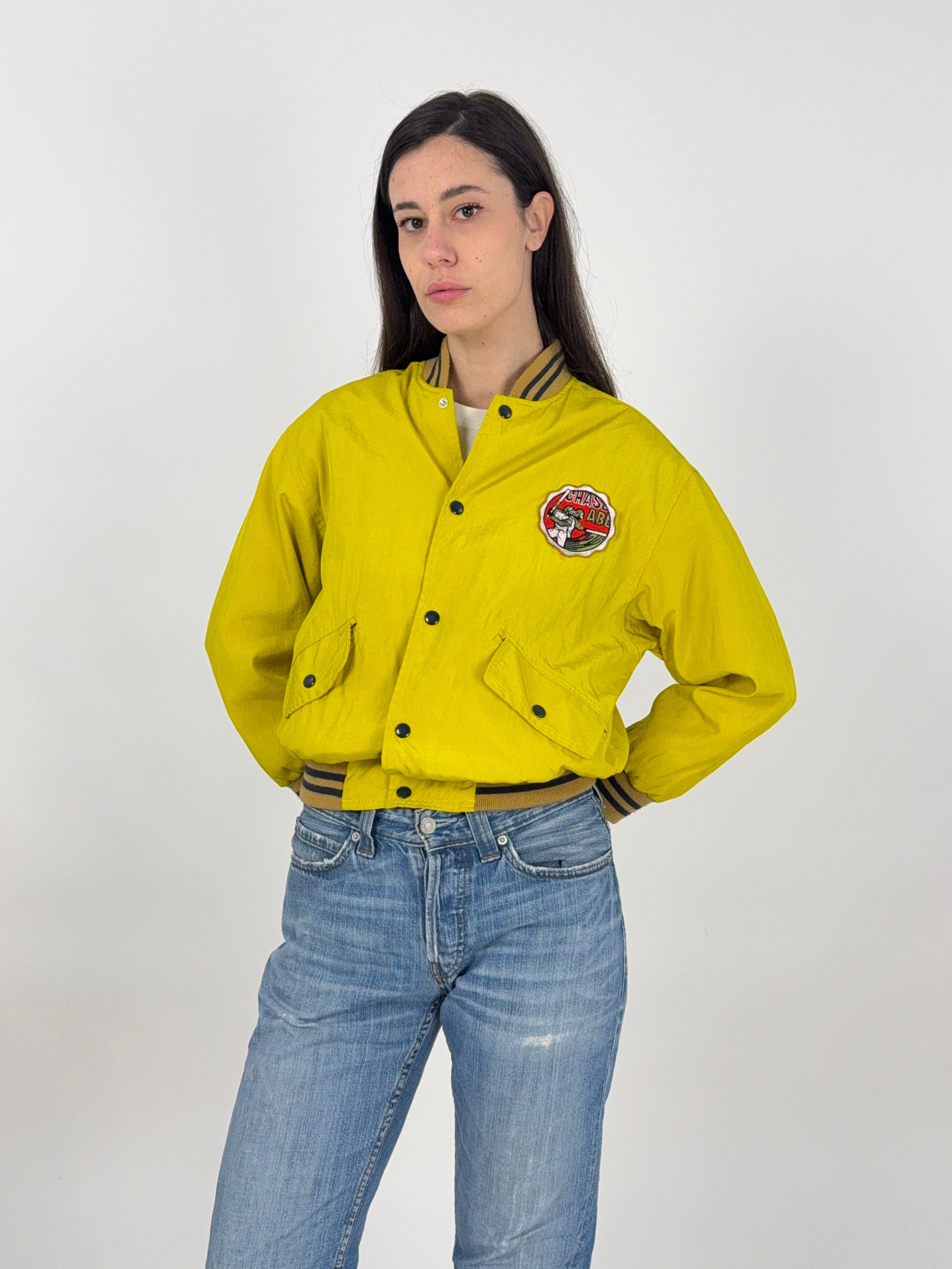Bomber anni '90 giallo ocra - taglia S