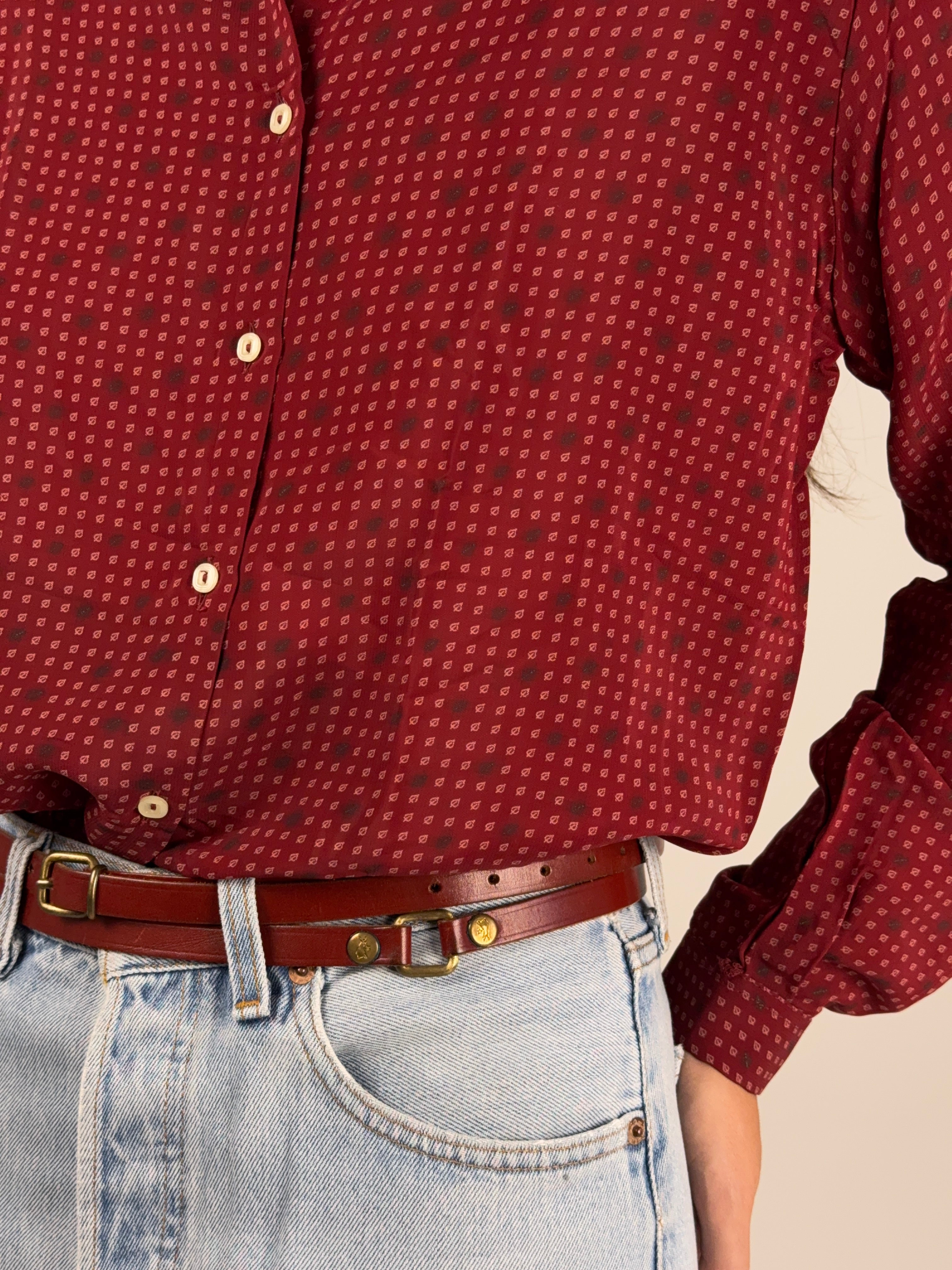 Camicia Anni '70 Viscosa - Taglia M