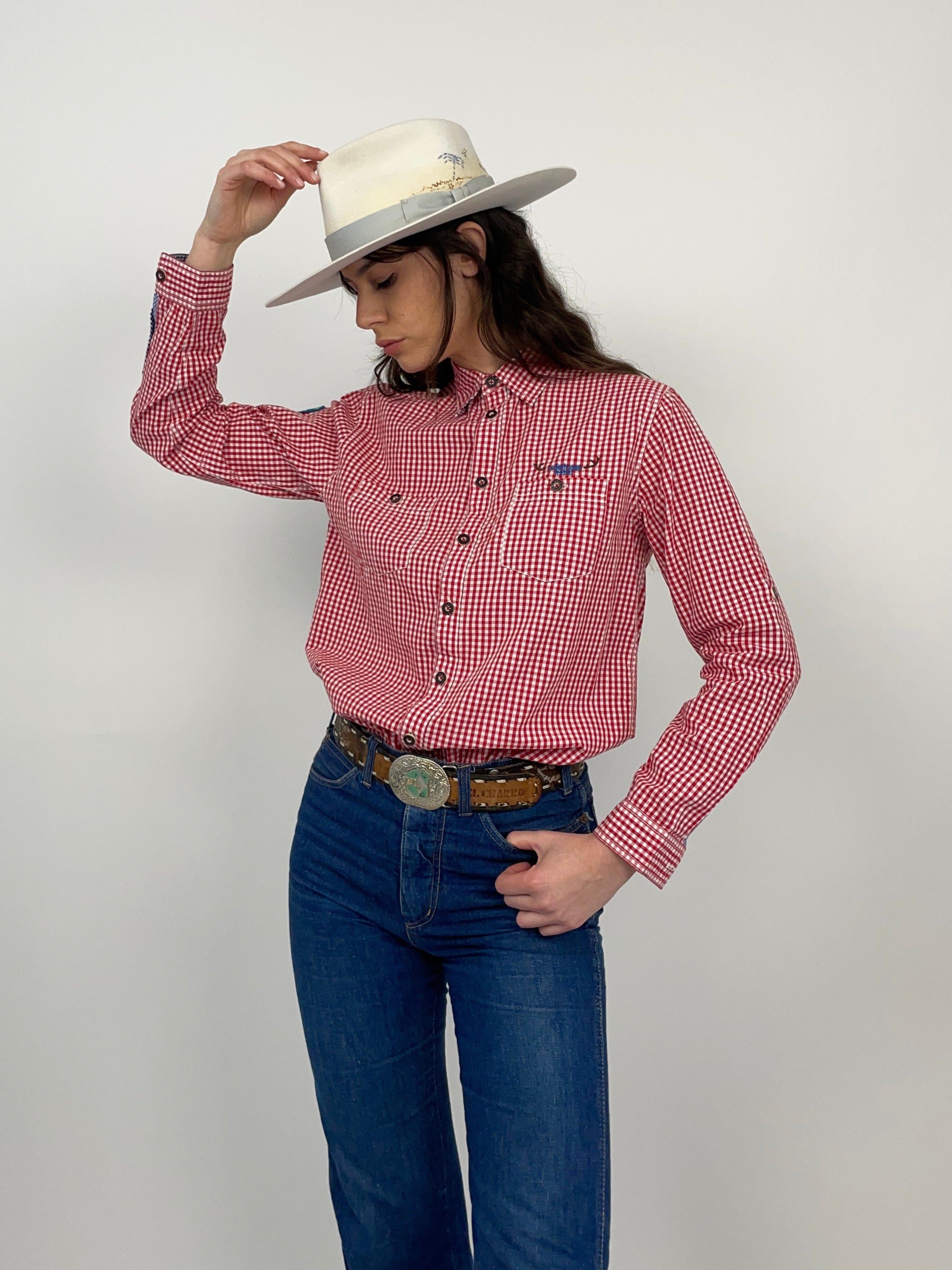 Camicia trachten a quadretti