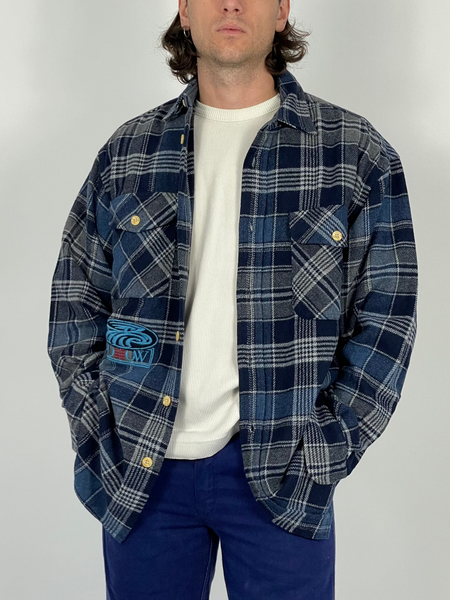 Camicia A Quadri Flanella Uomo Camicia Uomo In Flanella A Quadri - Foto 2