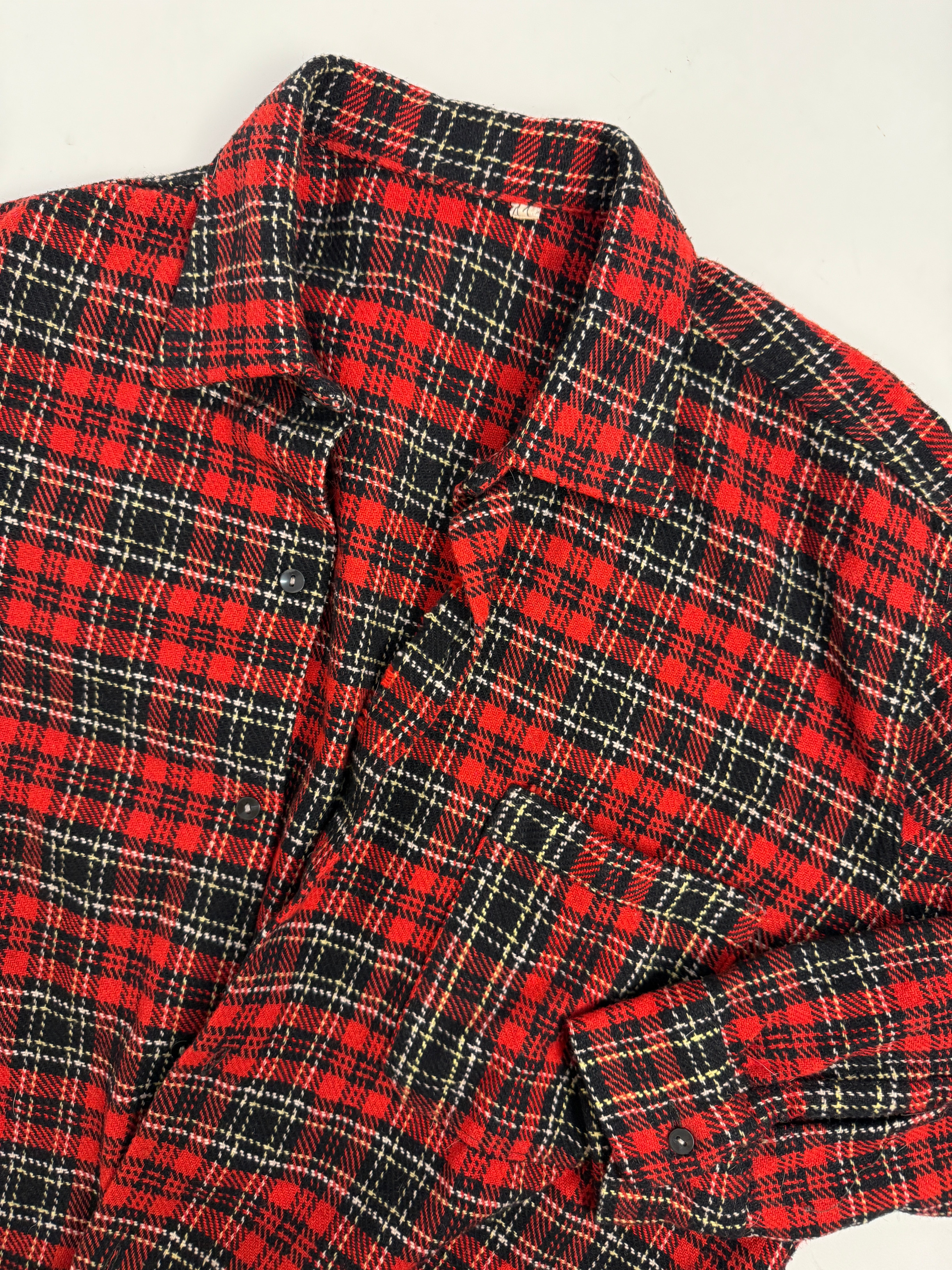 Camicia in flanella anni '70 - tartan