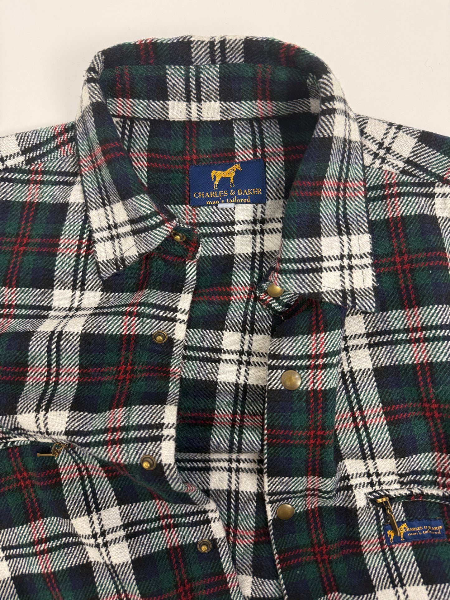 Camicia in flanella di lana