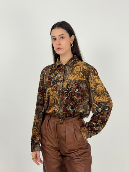Camicia velluto barocco anni '90