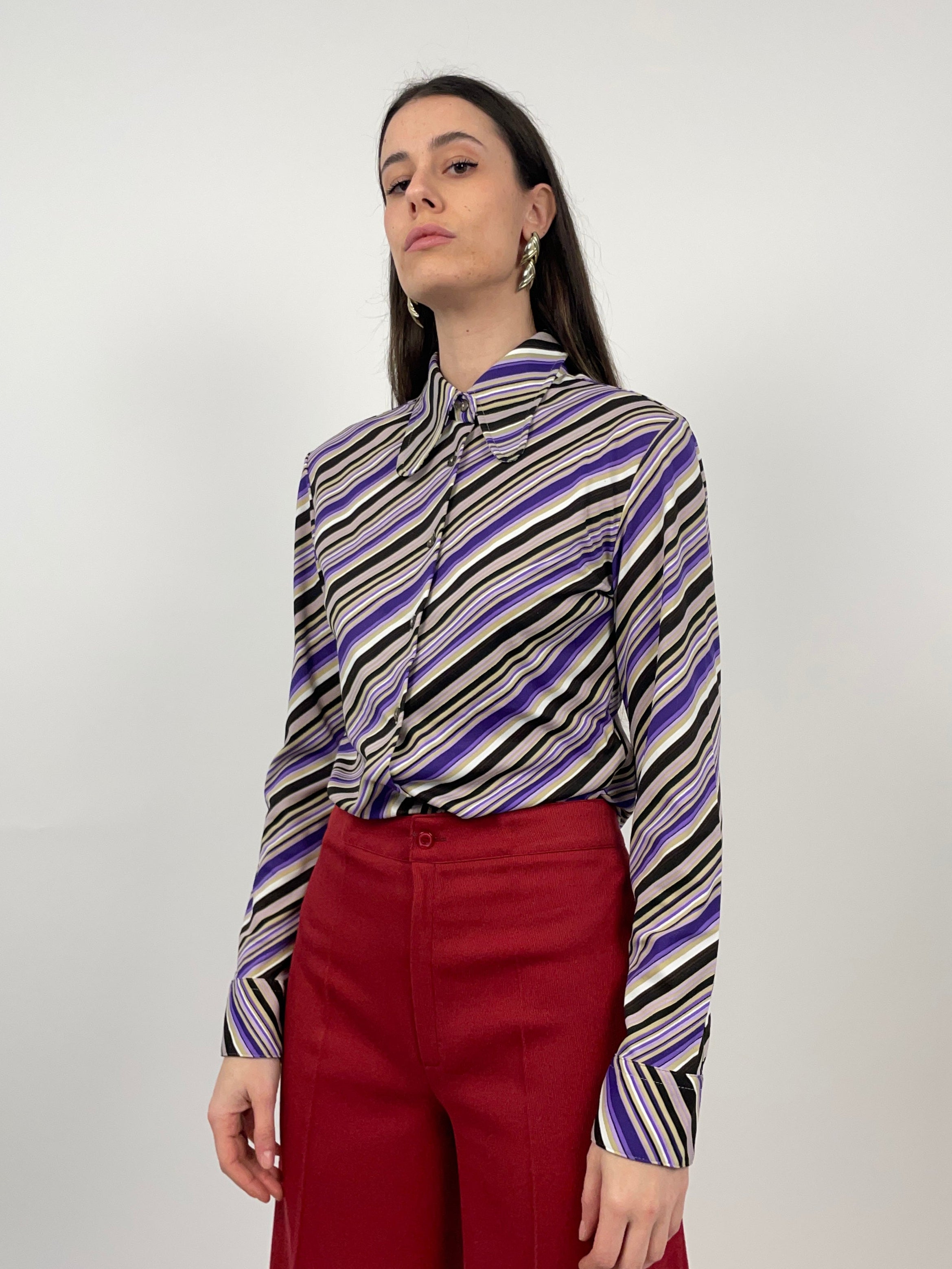 Camicia vintage a righe