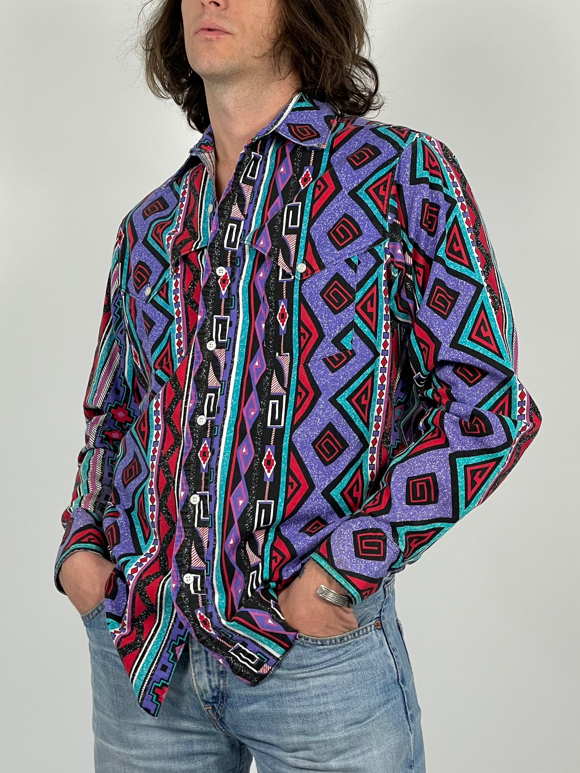 Camicia Jeans Uomo Wrangler Carrera Jeans Giacca Camicia Pesante