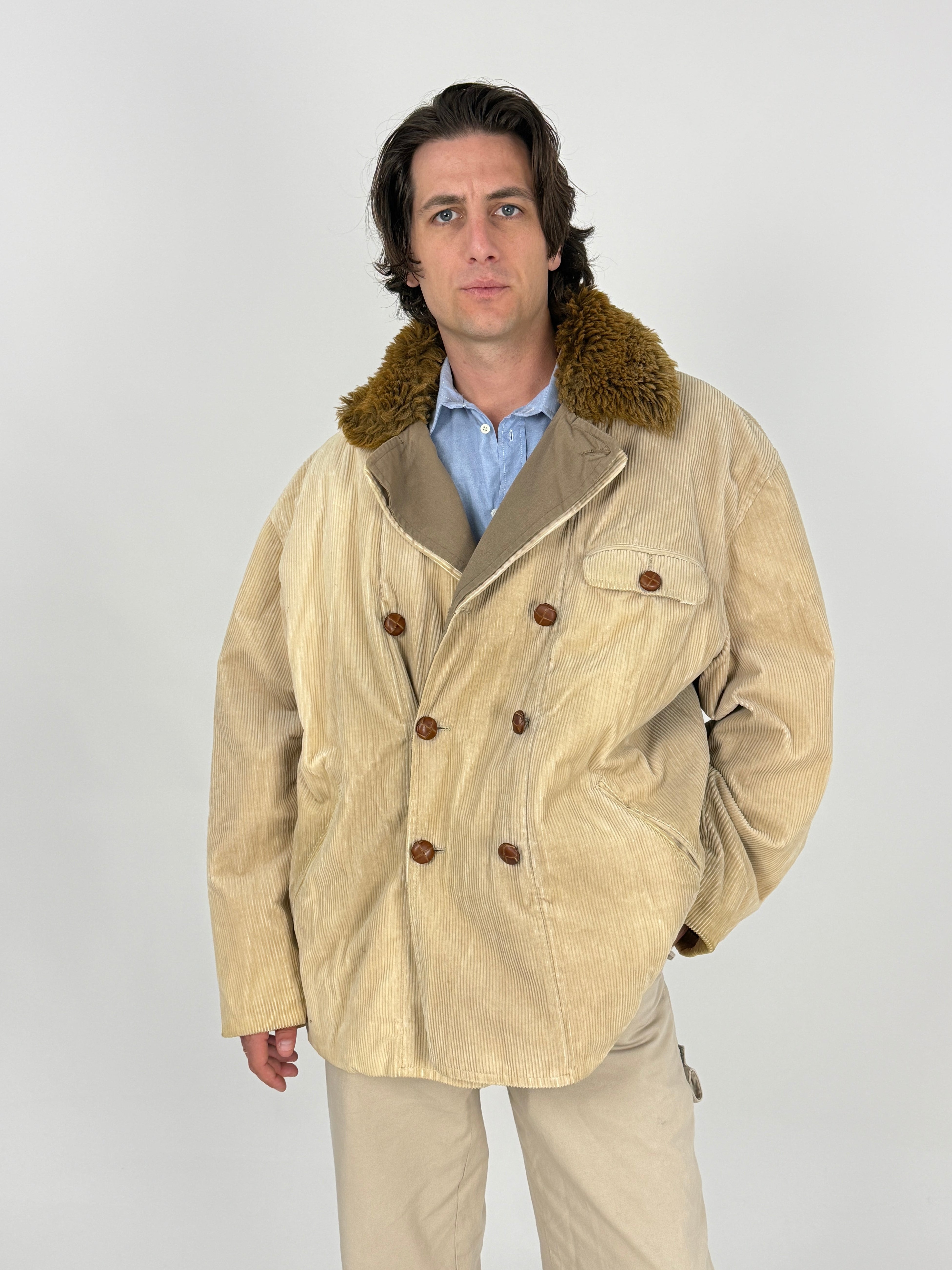 Cappotto Fiurucci Doppiopetto Anni '70 /'80 - Taglia XL