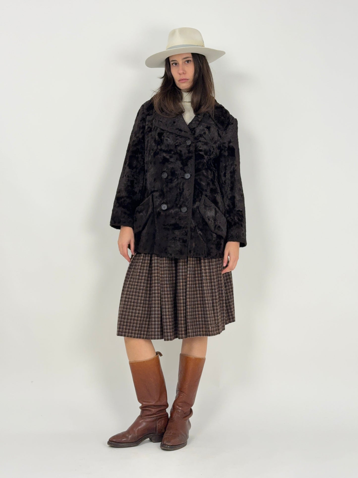 Cappotto Royal Plush anni ’70 in ecopelliccia - Made in Germany