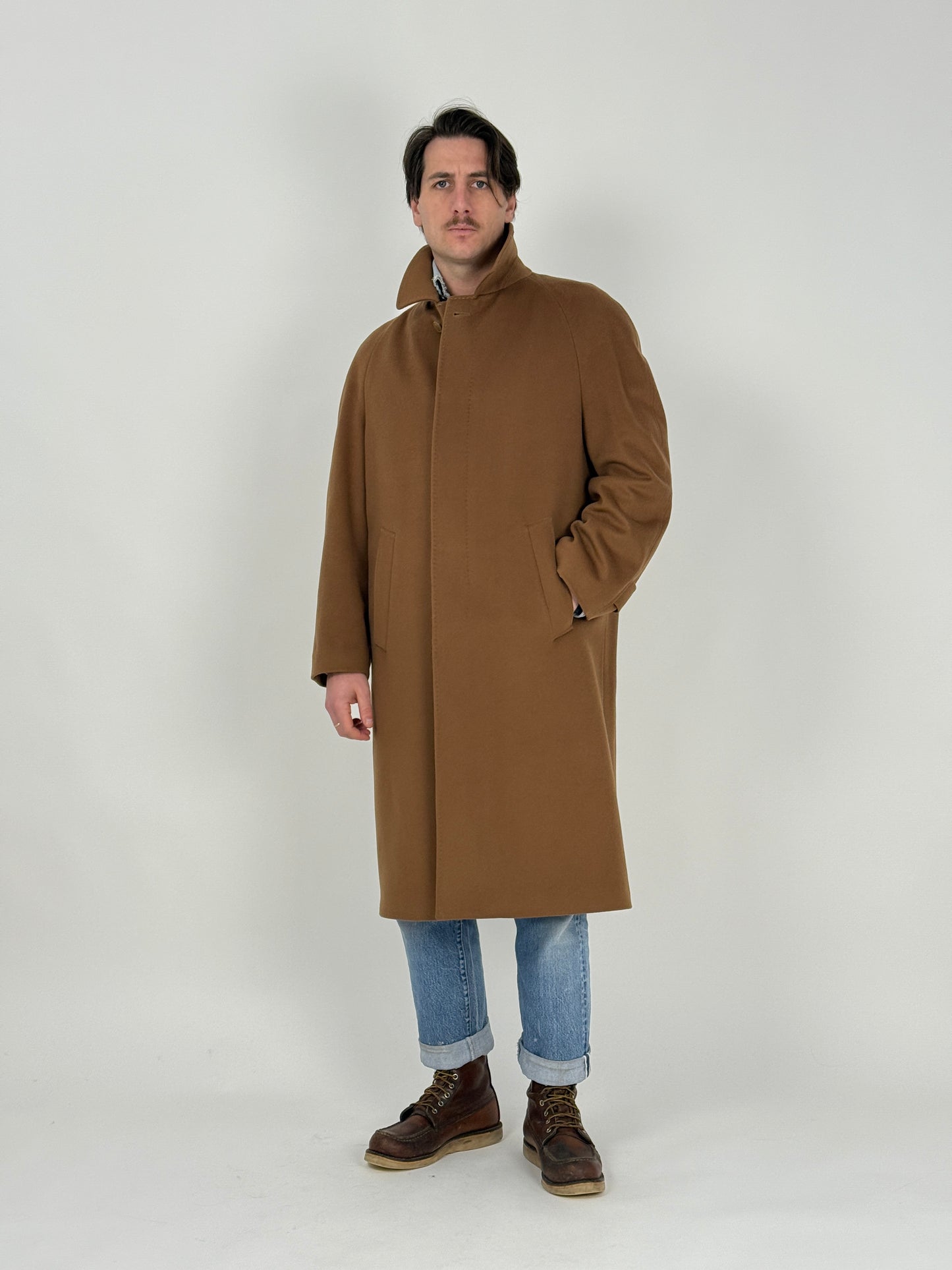 Cappotto vintage Dekin’s in cashmere e lana