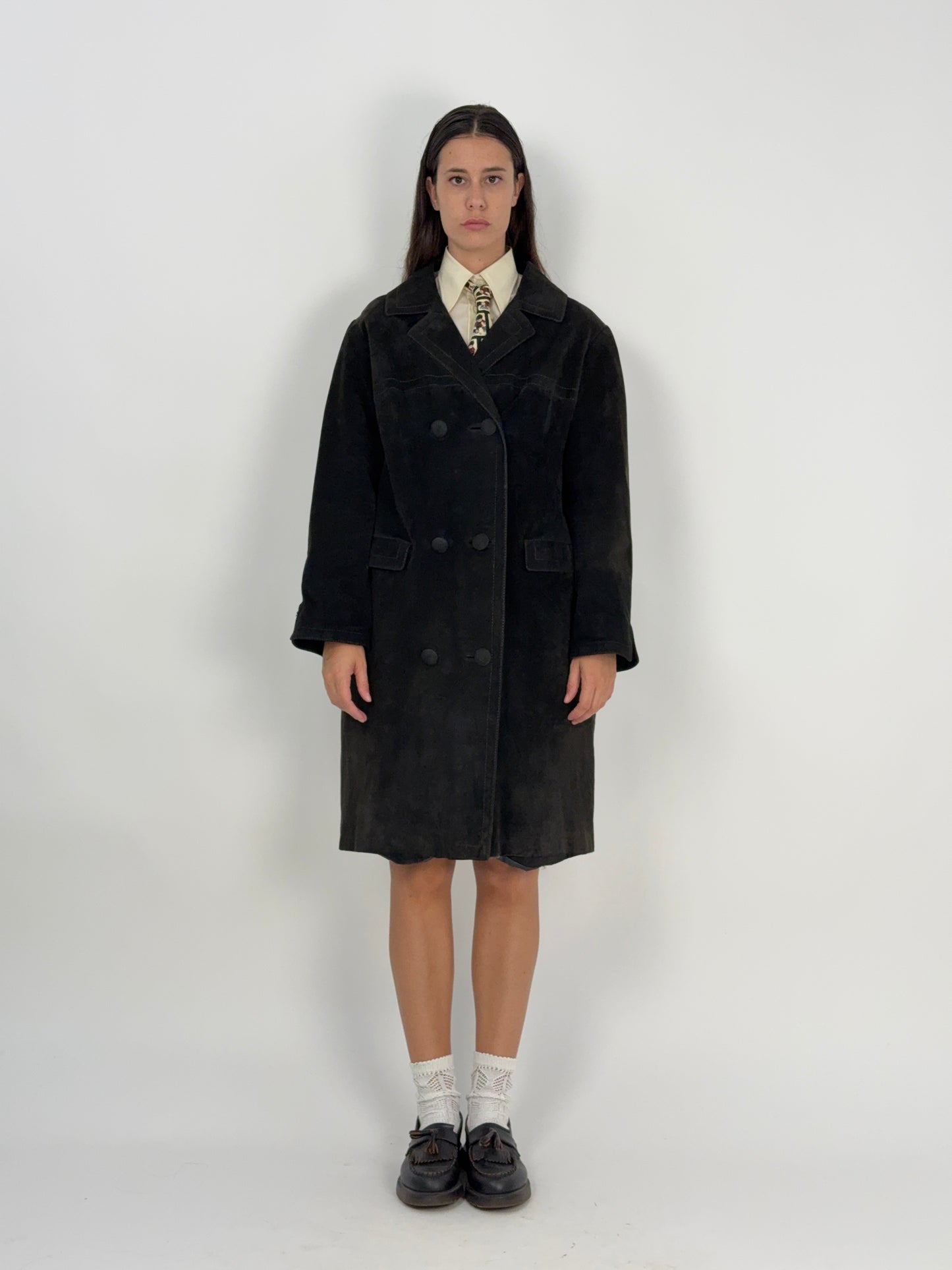 Cappotto sartoriale in renna anni '70