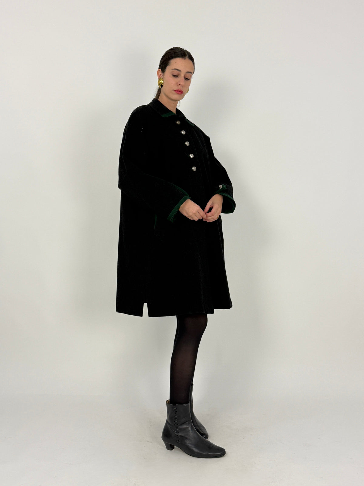 Cappotto Loden Austriaco Vintage H. Moser  - Taglia M/L