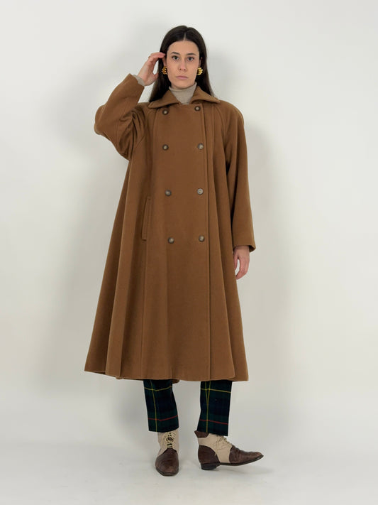 Cappotto Pennyblack cammello doppiopetto anni ’80