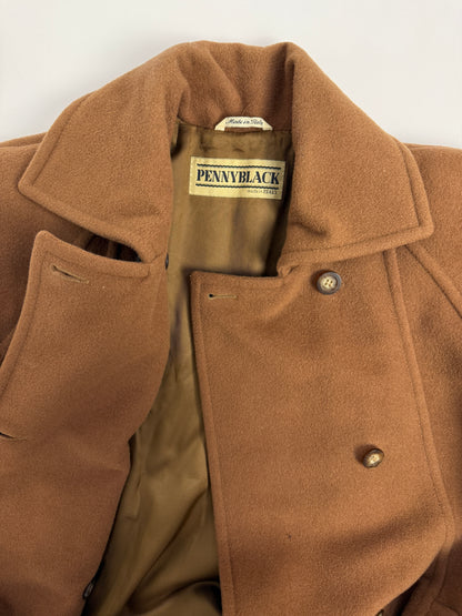 Cappotto Pennyblack cammello doppiopetto anni ’80