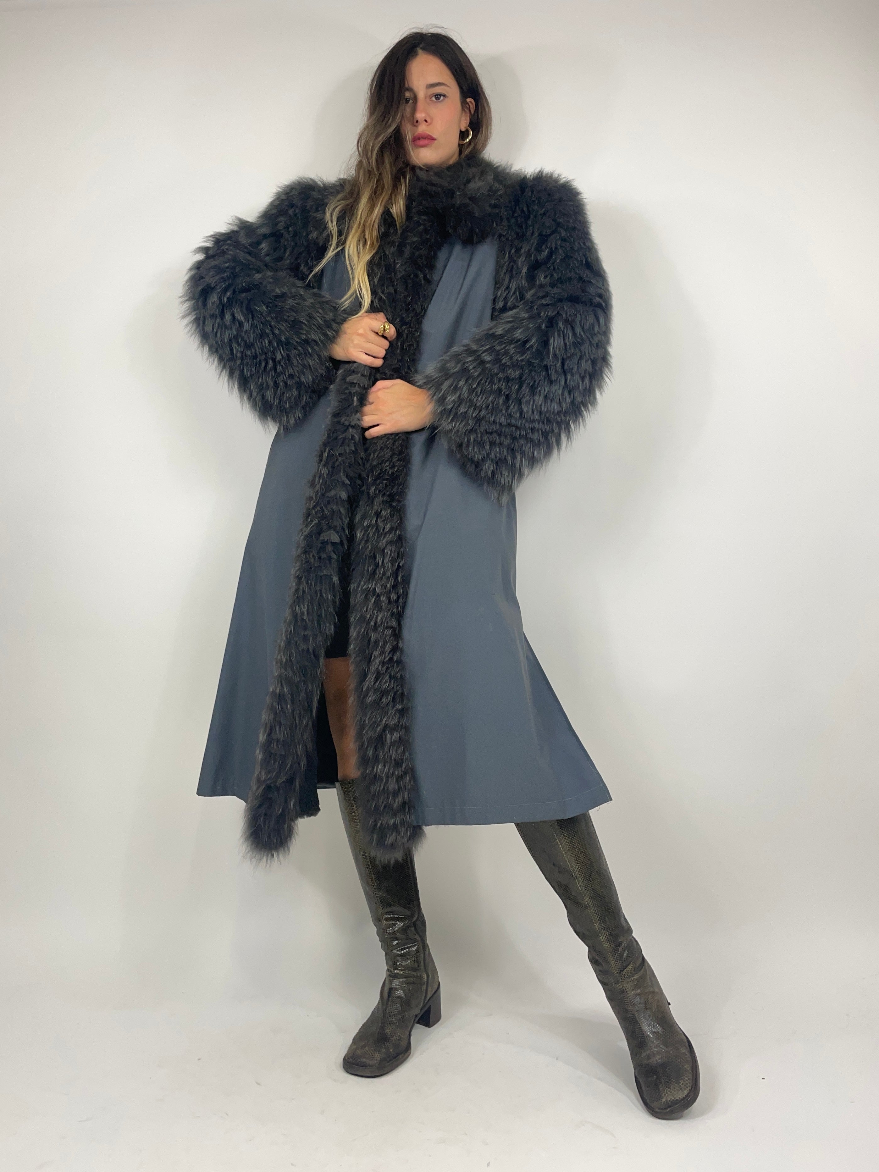 Yves saint clearance laurent fur coat