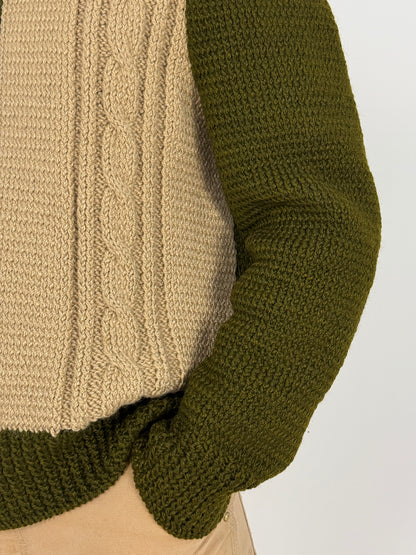 Cardigan in lana anni '60