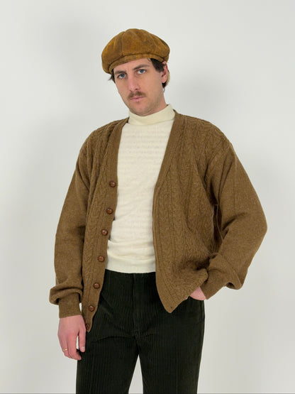 Cardigan Benetton anni ’80 in Pura Lana Shetland