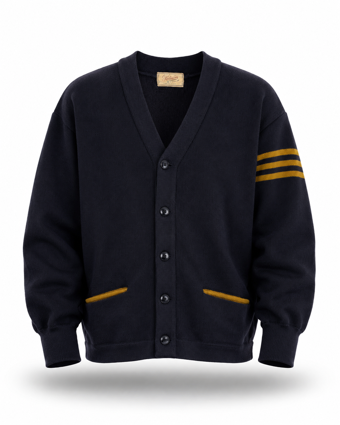 Cardigan Dehen Anni ’50 in Lana Worsted – Original American Knitwear