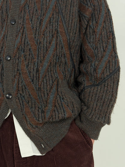 Cardigan in lana/mohair primi anni '80