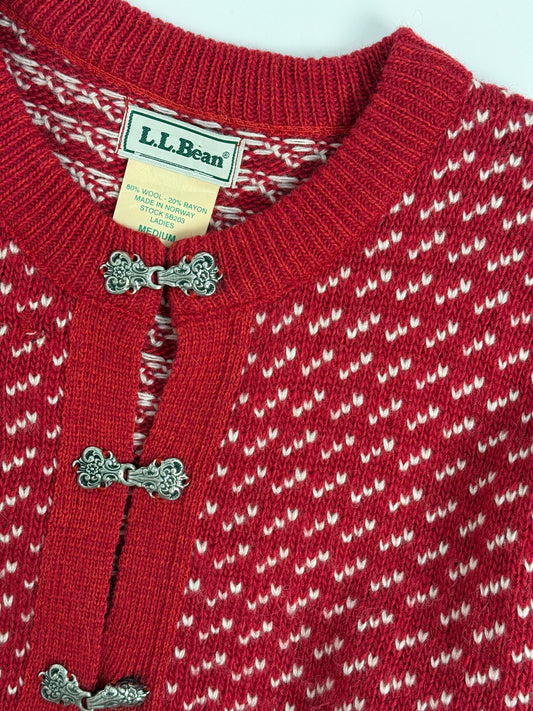 Cardigan L.L. Bean anni '80 – Made in Norway