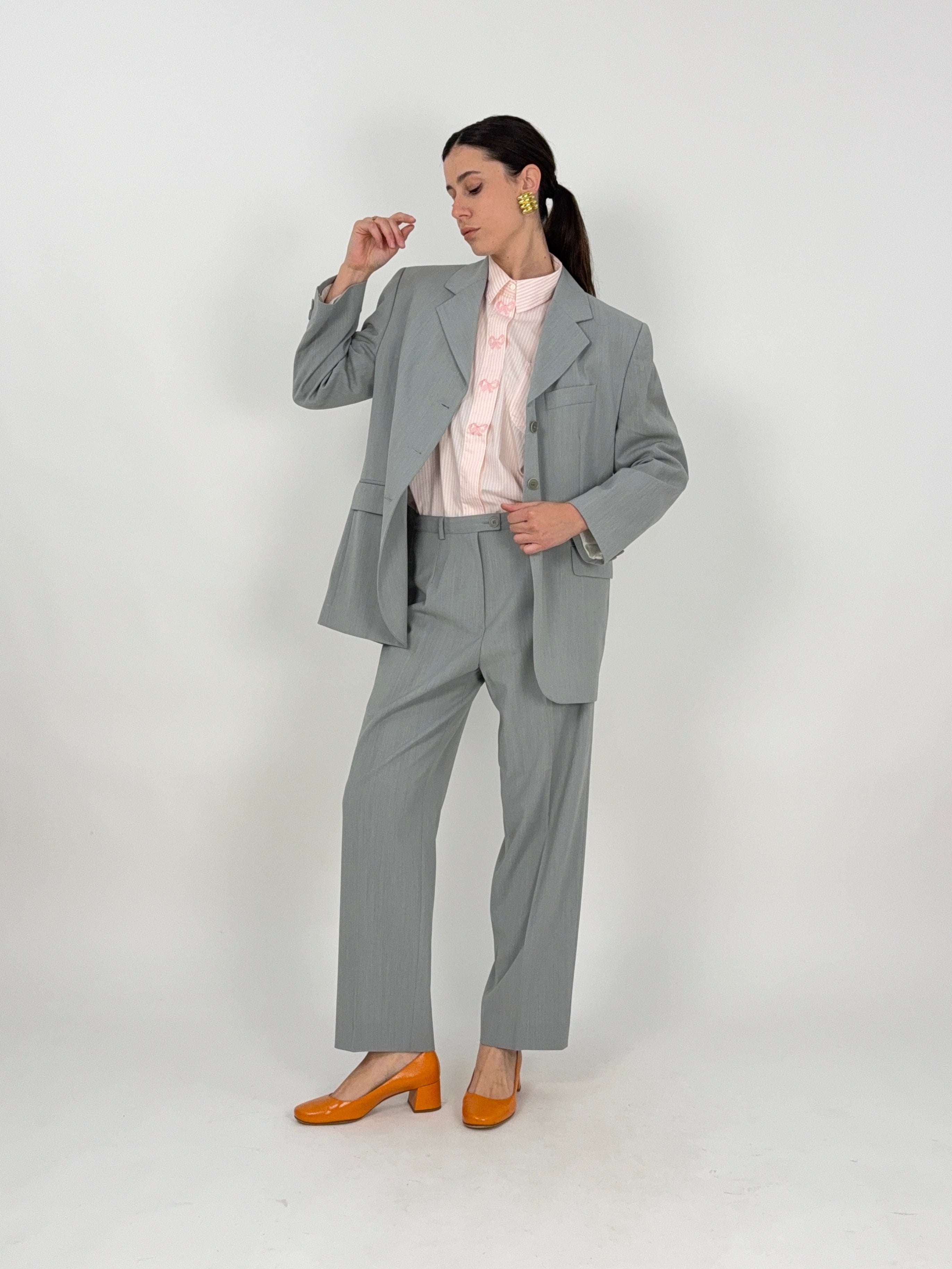 Completo vintage Carta da Zucchero – Tailleur Pantalone e Giacca Oversize